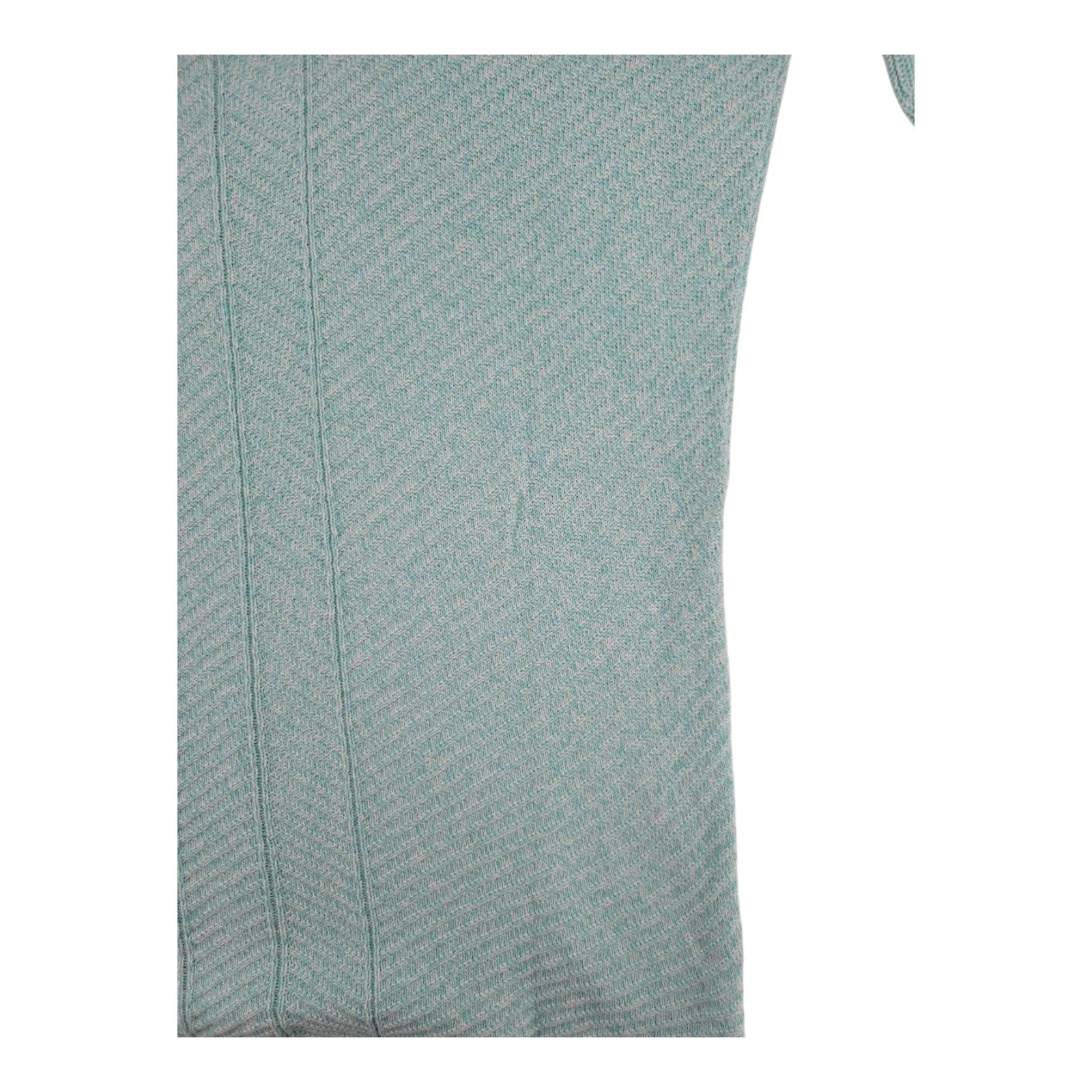 Express Womens Knit Pullover Sweater Mint Green V Neck 3/4 Sleeve Size M