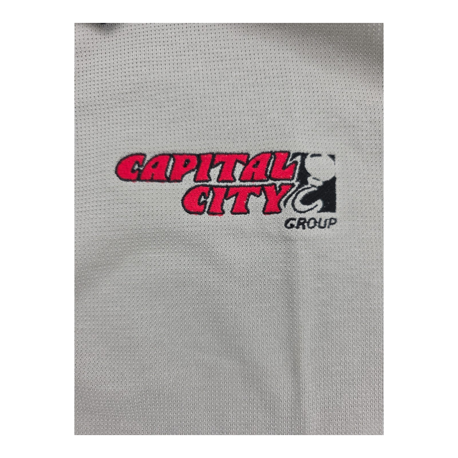 PING Collection Capital City Group Polo Shirt Men’s L Gray Golf Short Sleeve NEW