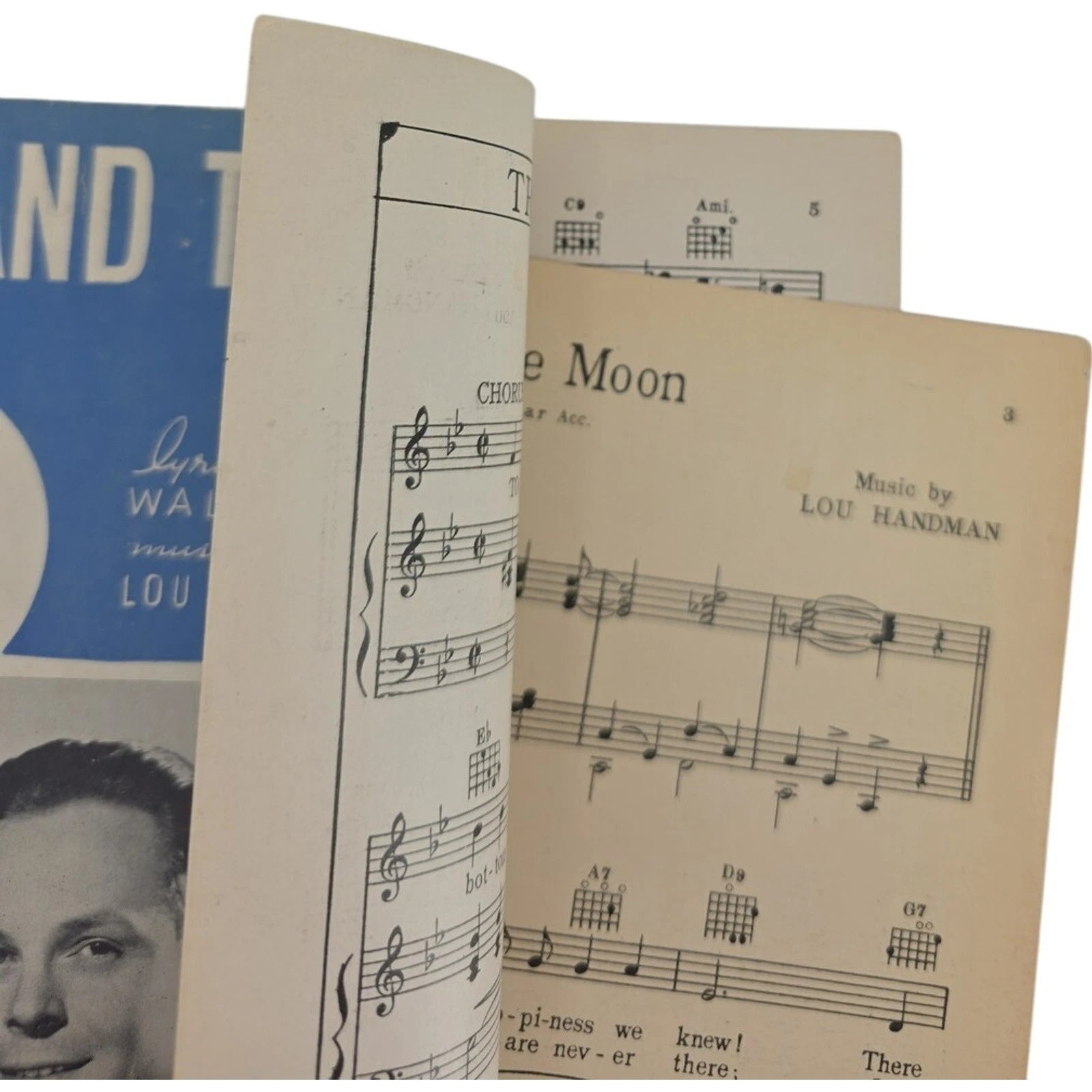Vintage 1936 Sheet Music Me And The Moon by Walter Hirsch & Lou Handman