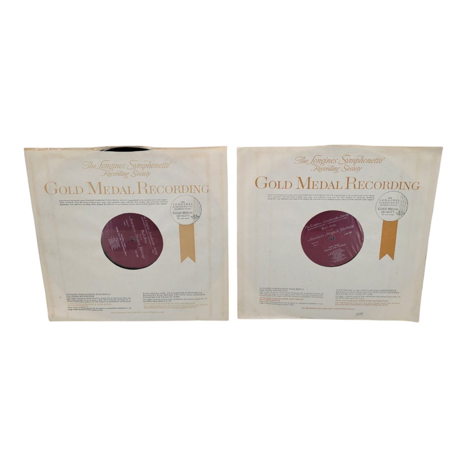 Vintage 1963 Burl Ives Americas Musical Heritage 6 Vinyl LP Set With Songbook