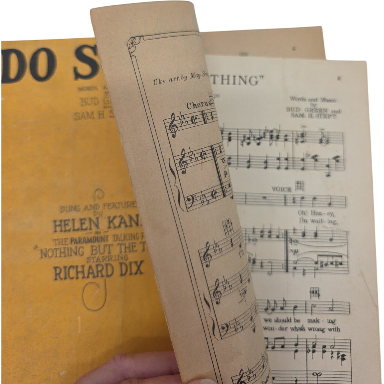 1929 Vintage Sheet Music Do Something By Helen Kane