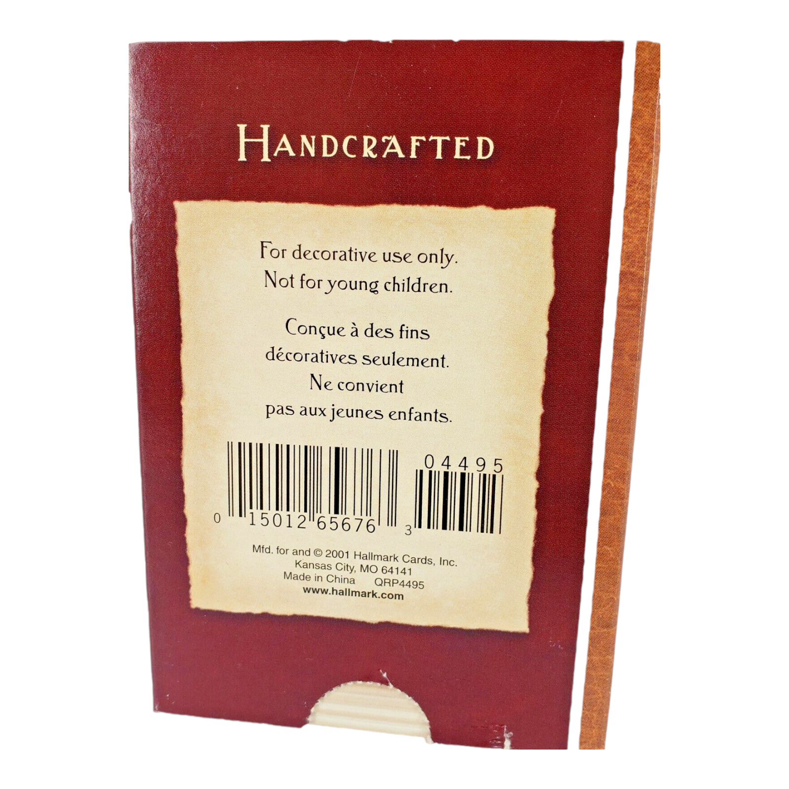 Vtg 2001 Hallmark Keepsake Christmas Ornament The Night Before Christmas Santa