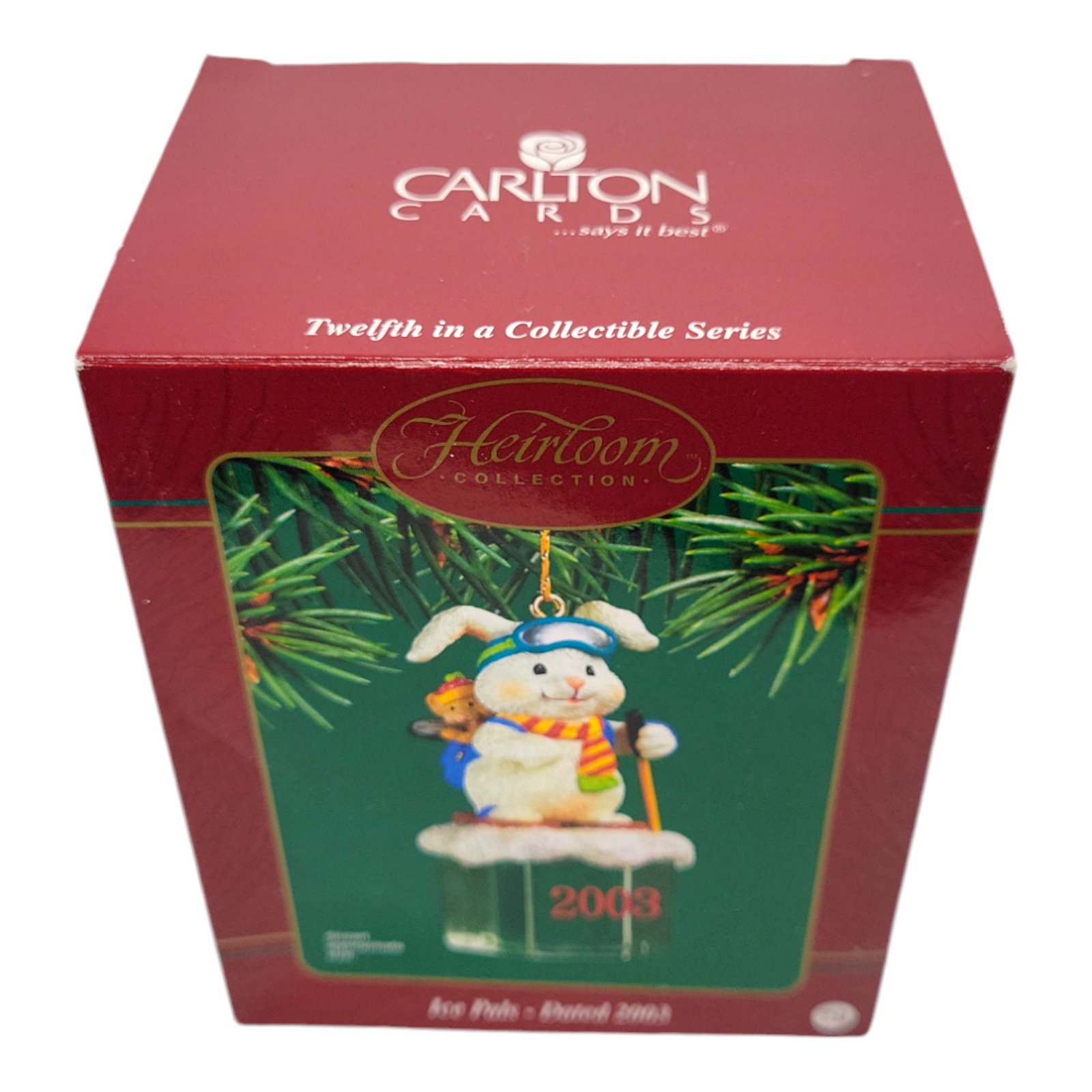 2003 Carlton Cards Heirloom Collection Ice Pals Ornament Twelfth in Series