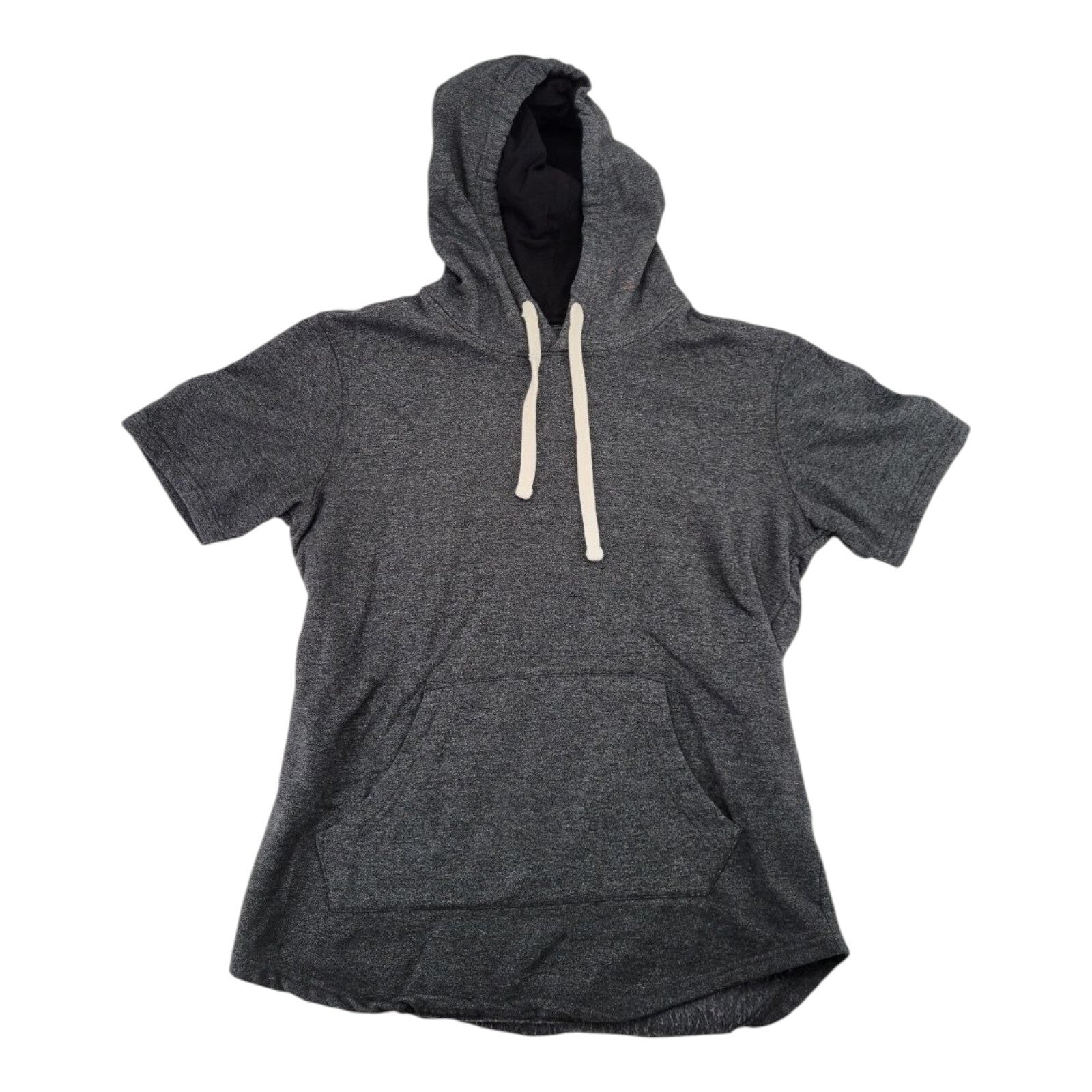 Libertador New York City Short Sleeve Hoodie Gray M Longer Length