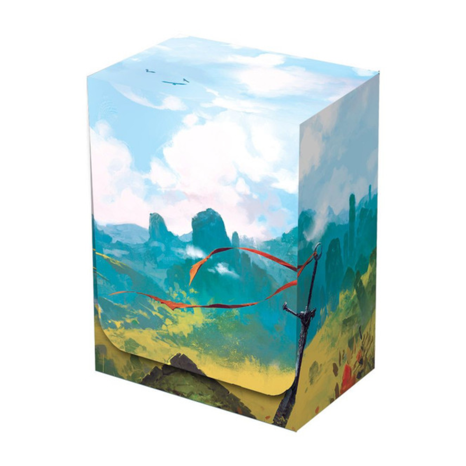 Legion Supplies Deck Box Lands Plains Holds 100 Sleeved Cards