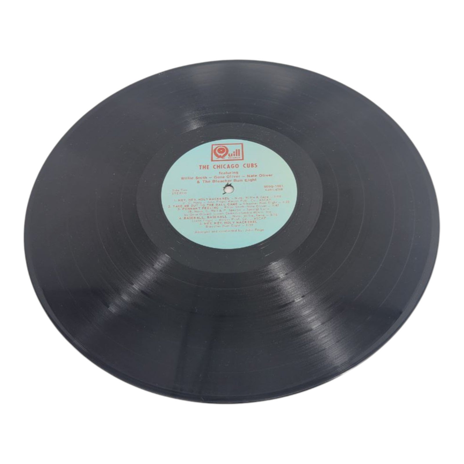 Cub Power LP 1969 Chicago Cubs Quill Records Q-800-1001 Bleacher Bums Eight