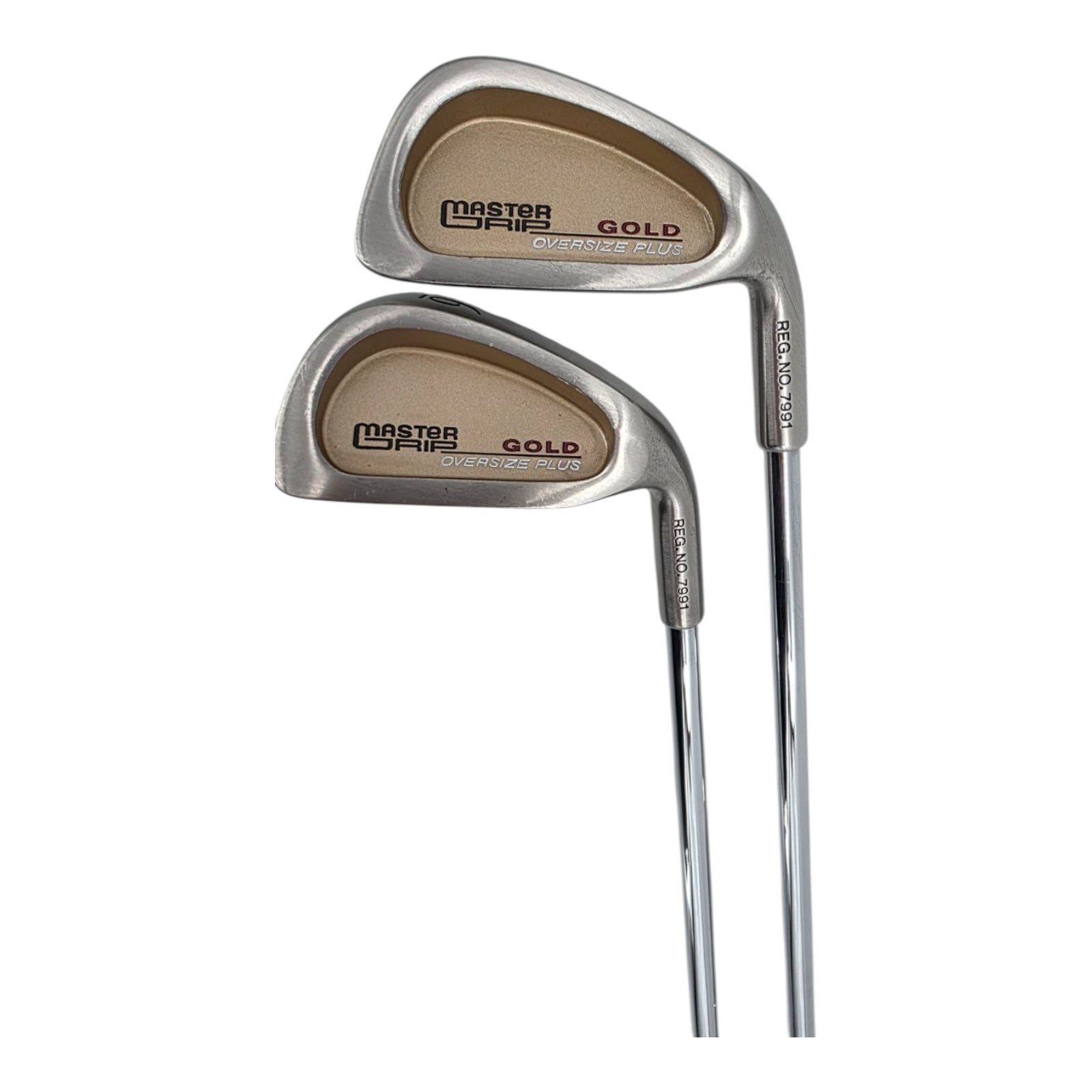 Master Grip Gold Oversize Plus 4 And 6 Irons Mens RH Steel Shafts Tour Tech Grip