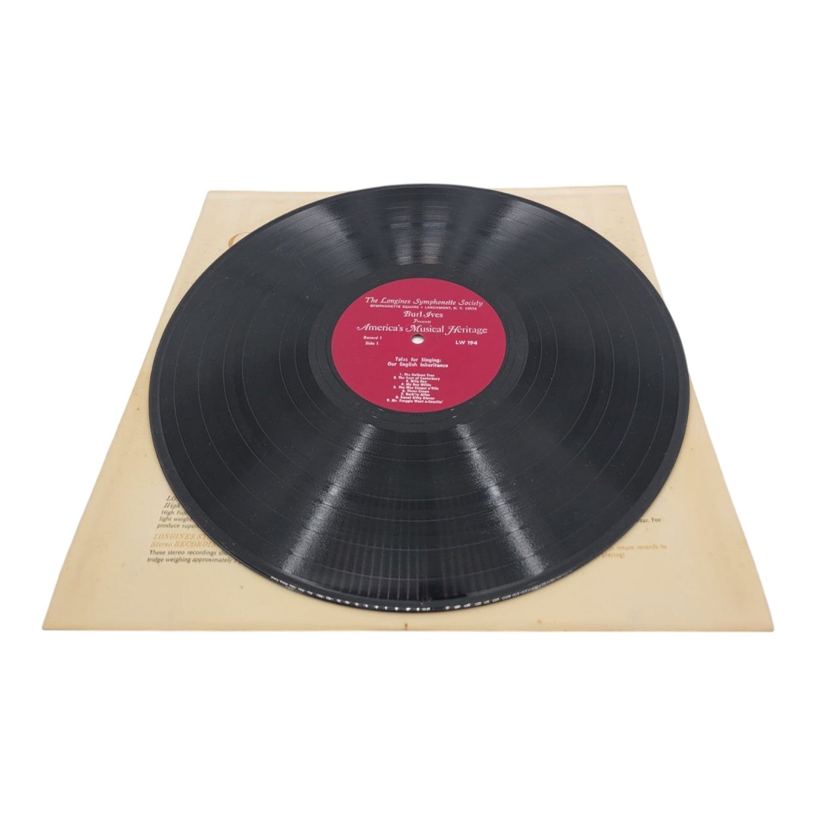 Vintage 1963 Burl Ives Americas Musical Heritage 6 Vinyl LP Set With Songbook