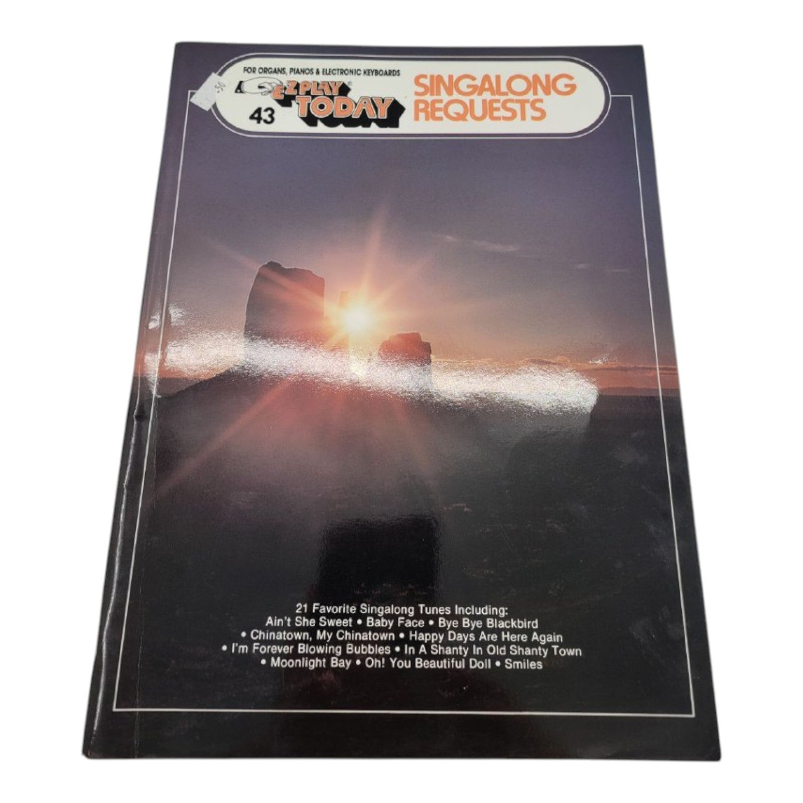 Vintage 1977 EZ Play Today #43 Singalong Requests Sheet Music Song Book