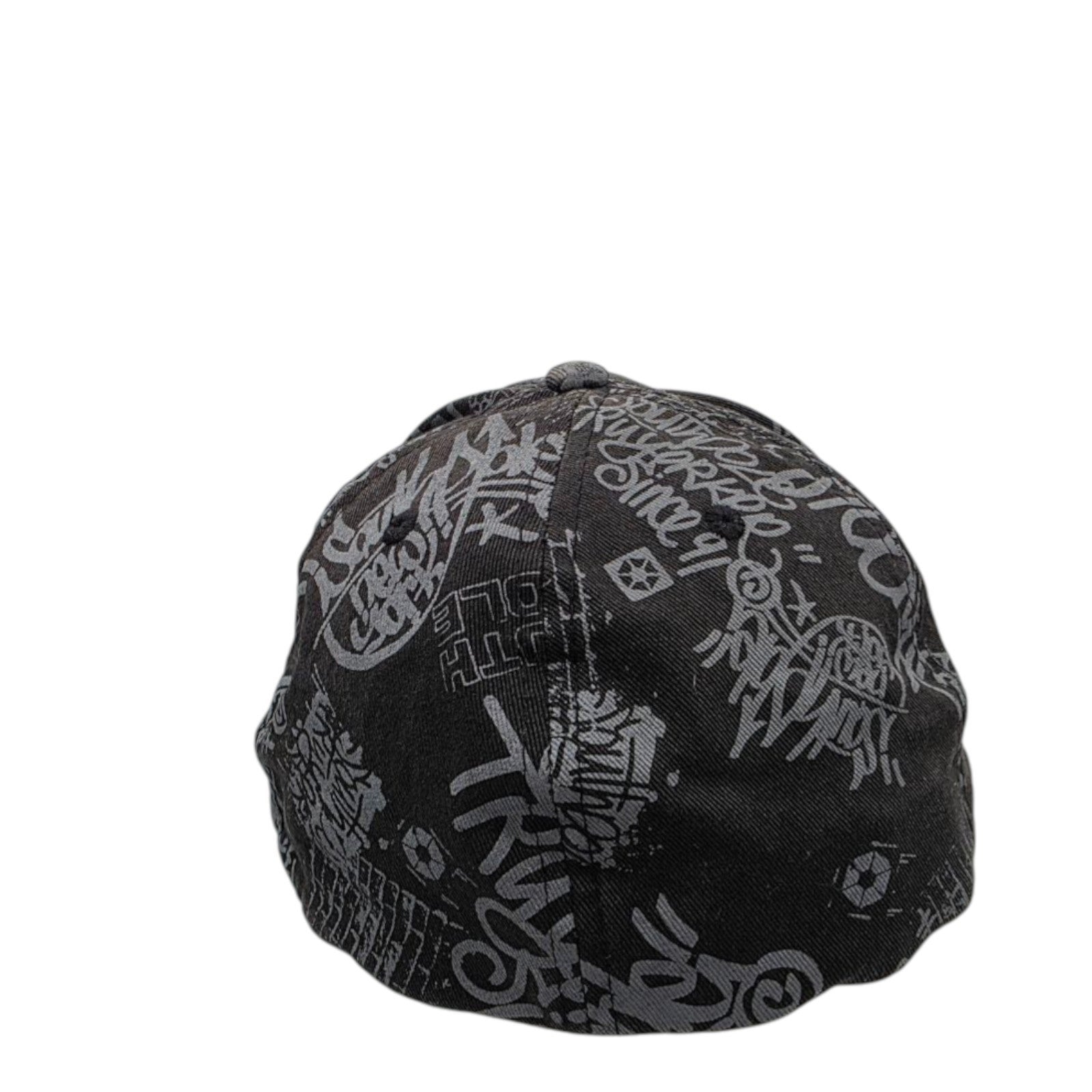 Southpole Authentic Collection Black Gray Graffiti Cap One Size