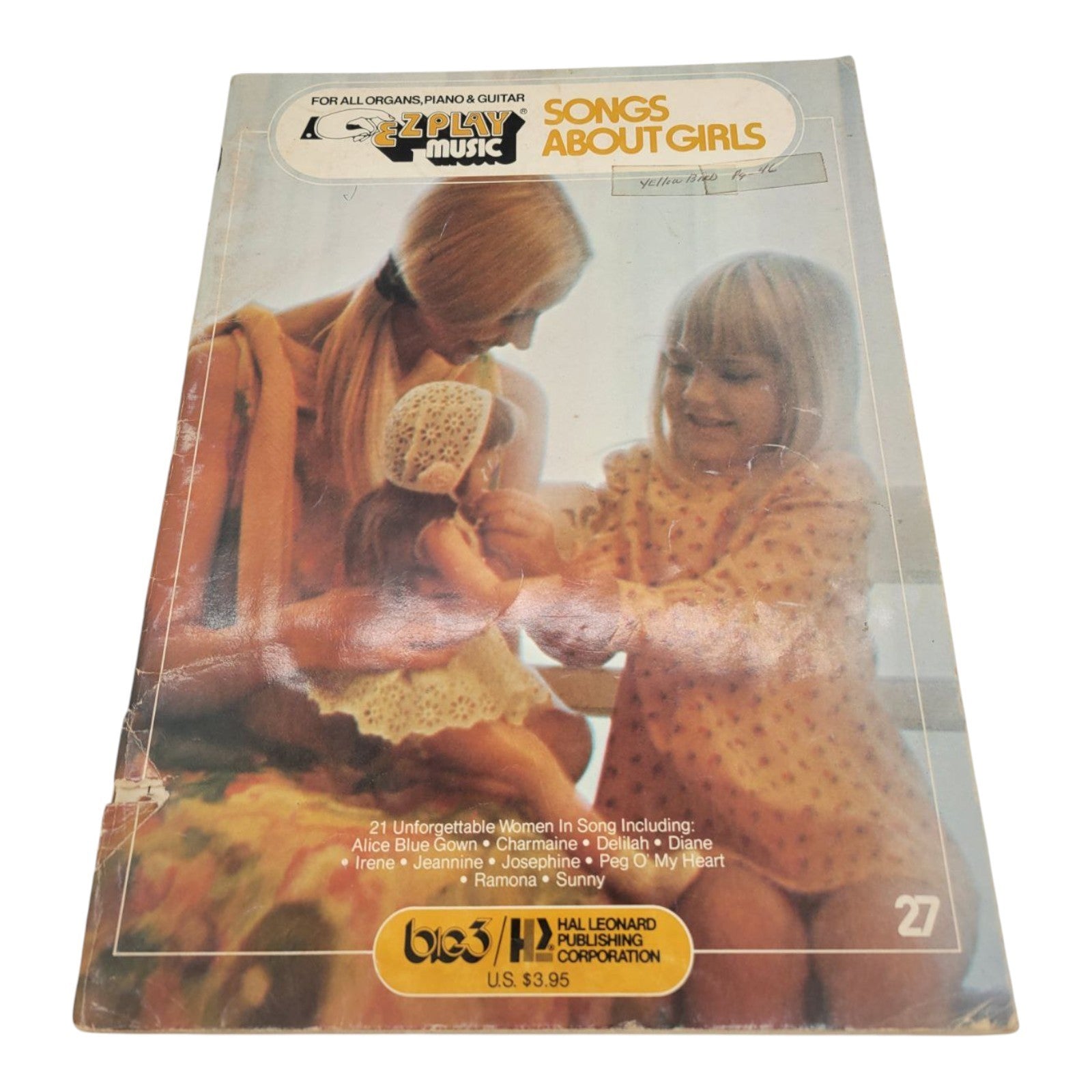 Vintage 1976 EZ Play Today #27 Songs About Girls Sheet Music Songbook