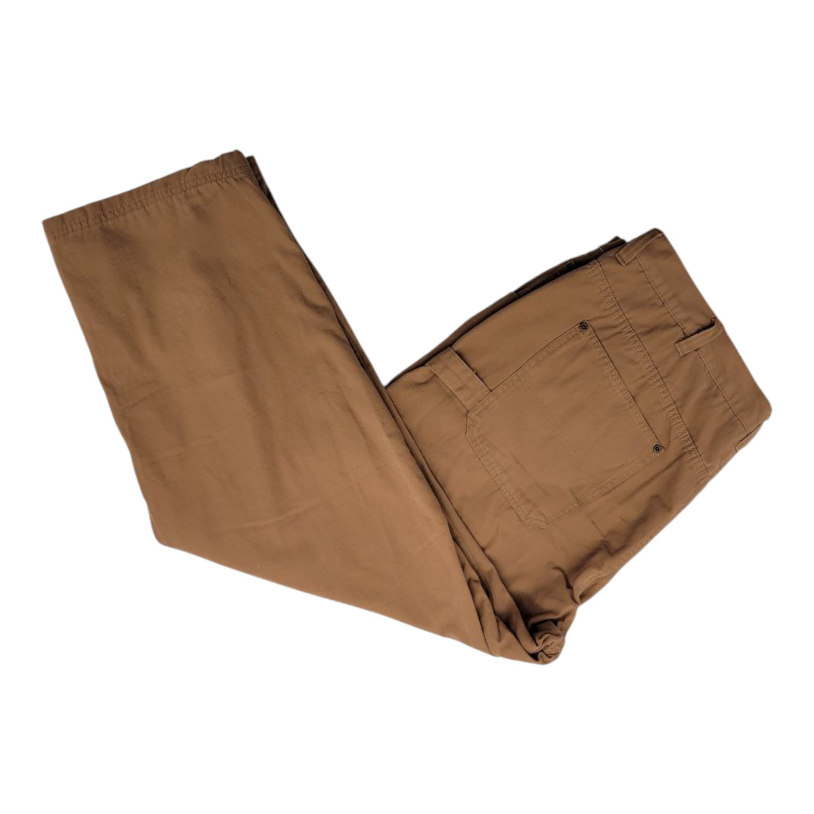 RedHead Utility Pants Brown Flannel Lined Workwear Cotton Size 46x30
