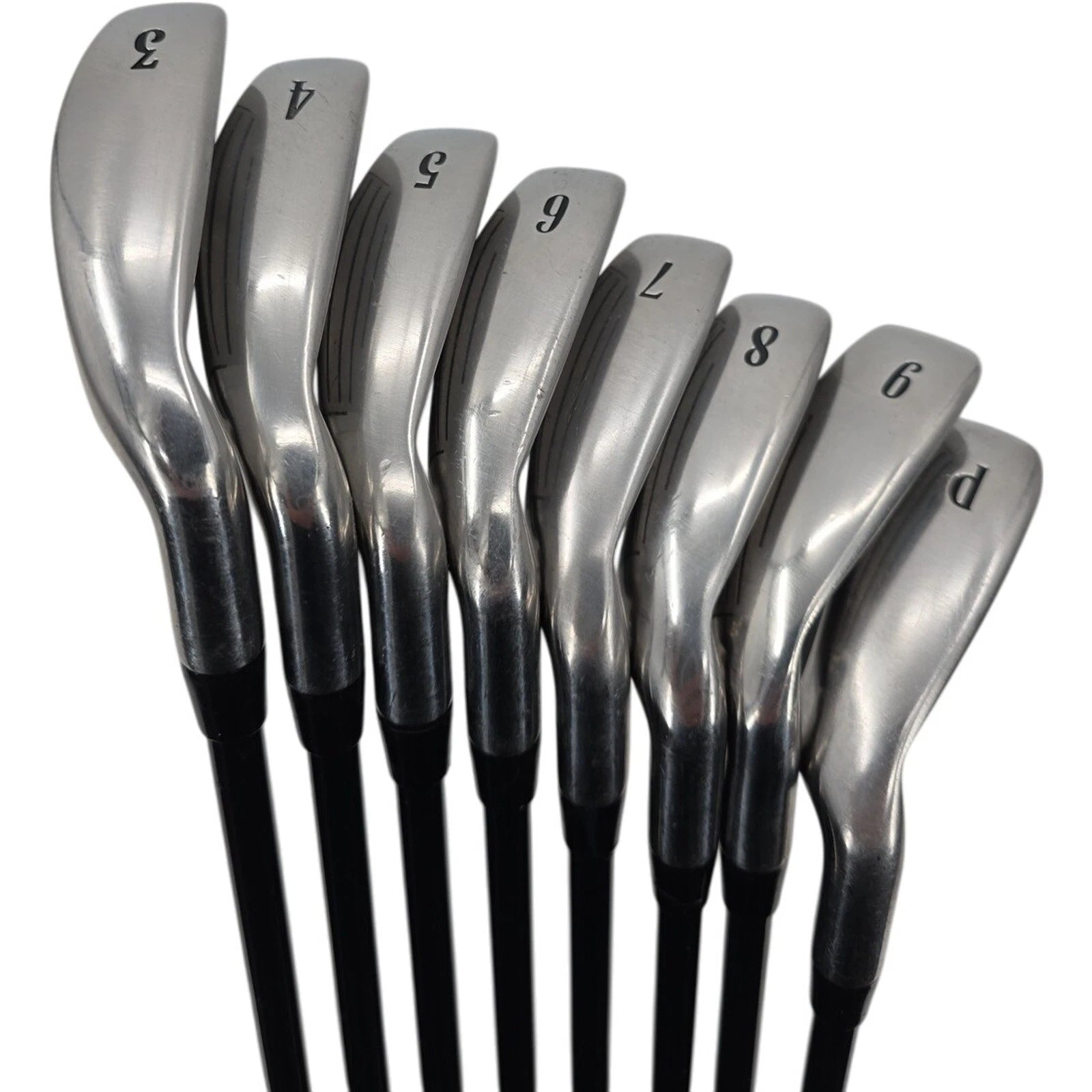 Horizon Stainless Steel 3-PW Iron Set Right Handed Black Graphite Shafts