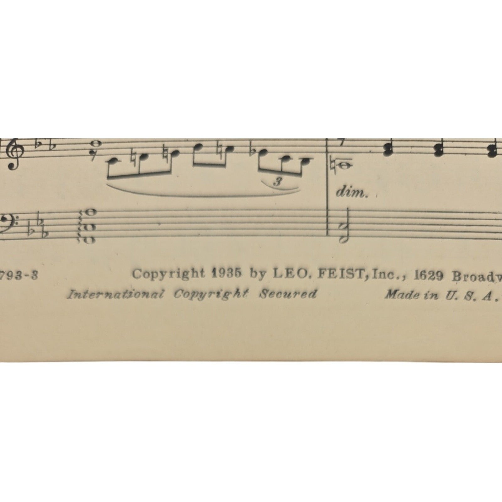 It’s Been So Long Vintage Sheet Music from MGM Pictures The Great Ziegfeld