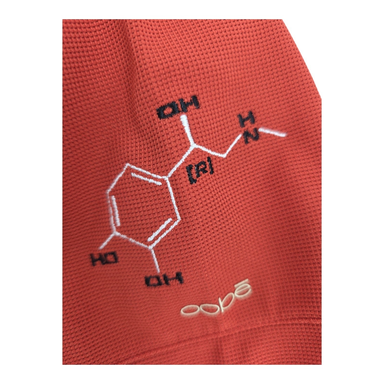 Oobe HydrOvent Adrenaline Polo Shirt Men’s Small Red Quarter Zip Polyester