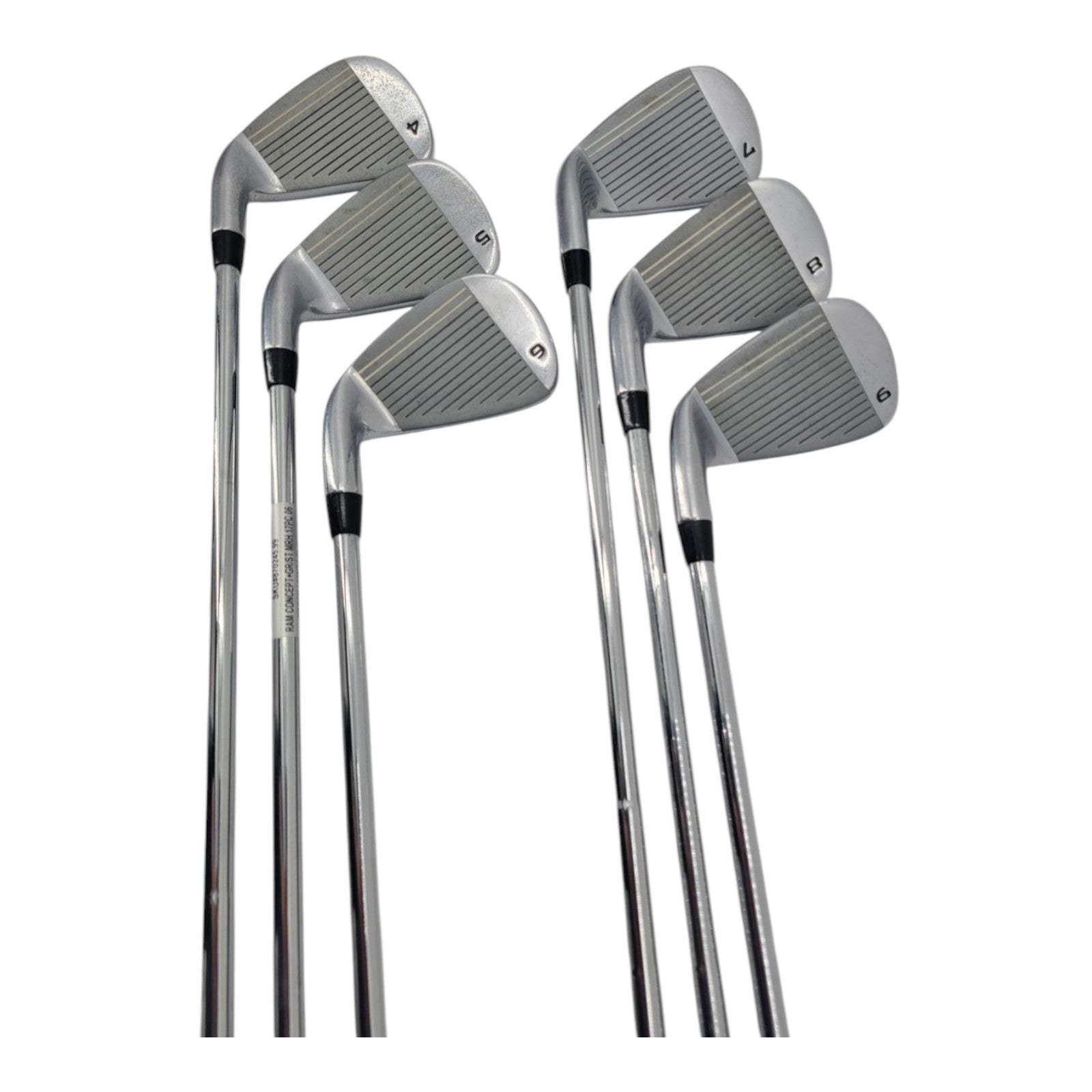 RAM Concept Oversize RH Irons 4-9 Set Steel Shafts 6 Club Bundle Men's