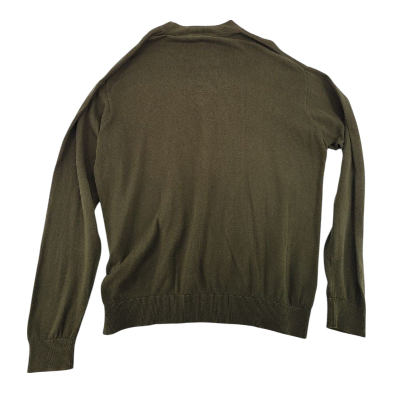 Murano Olive Green Mock Neck Sweater Mens Long Sleeve Size XL