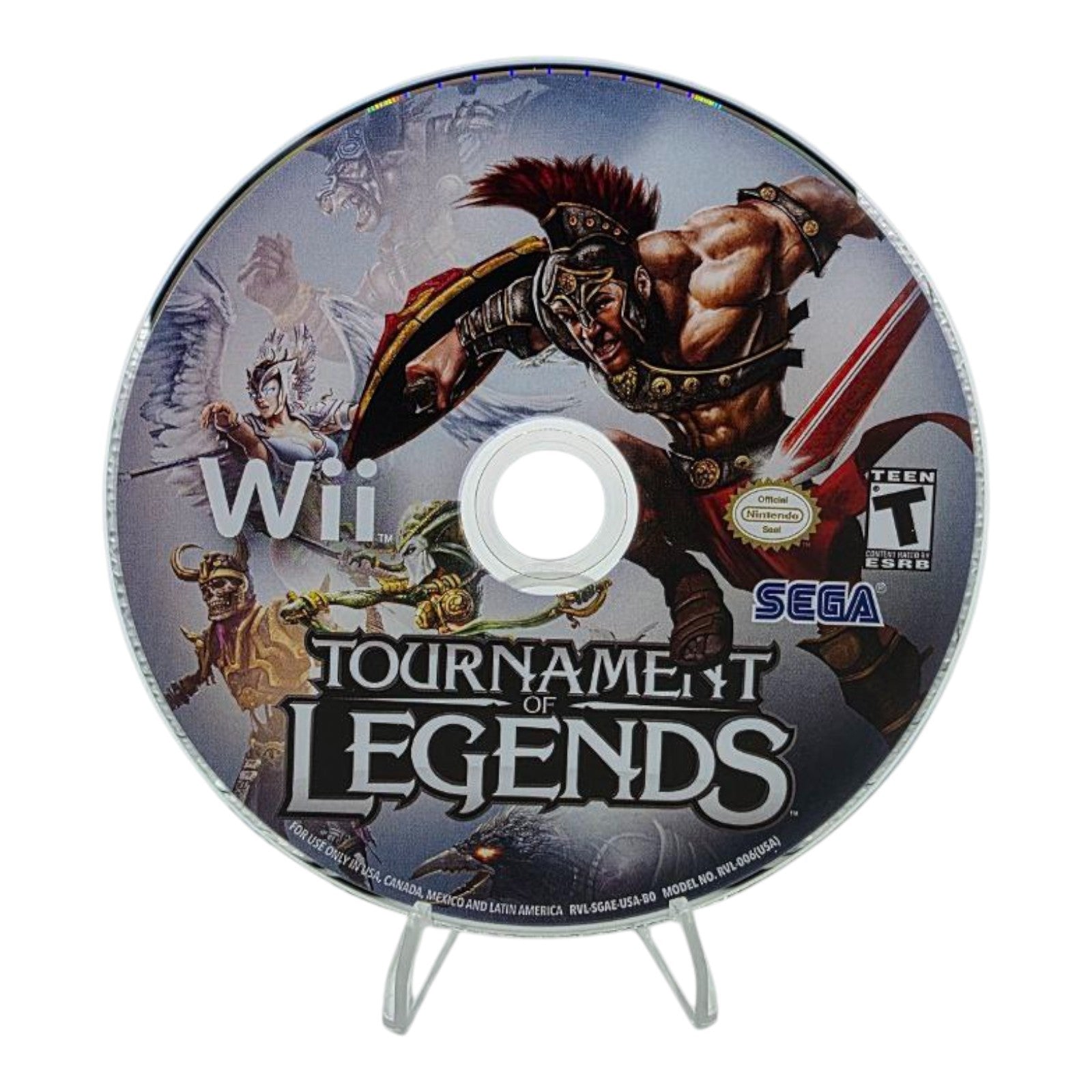 Tournament of Legends Nintendo Wii 2010 Fighting Video Game CIB Complete Tested