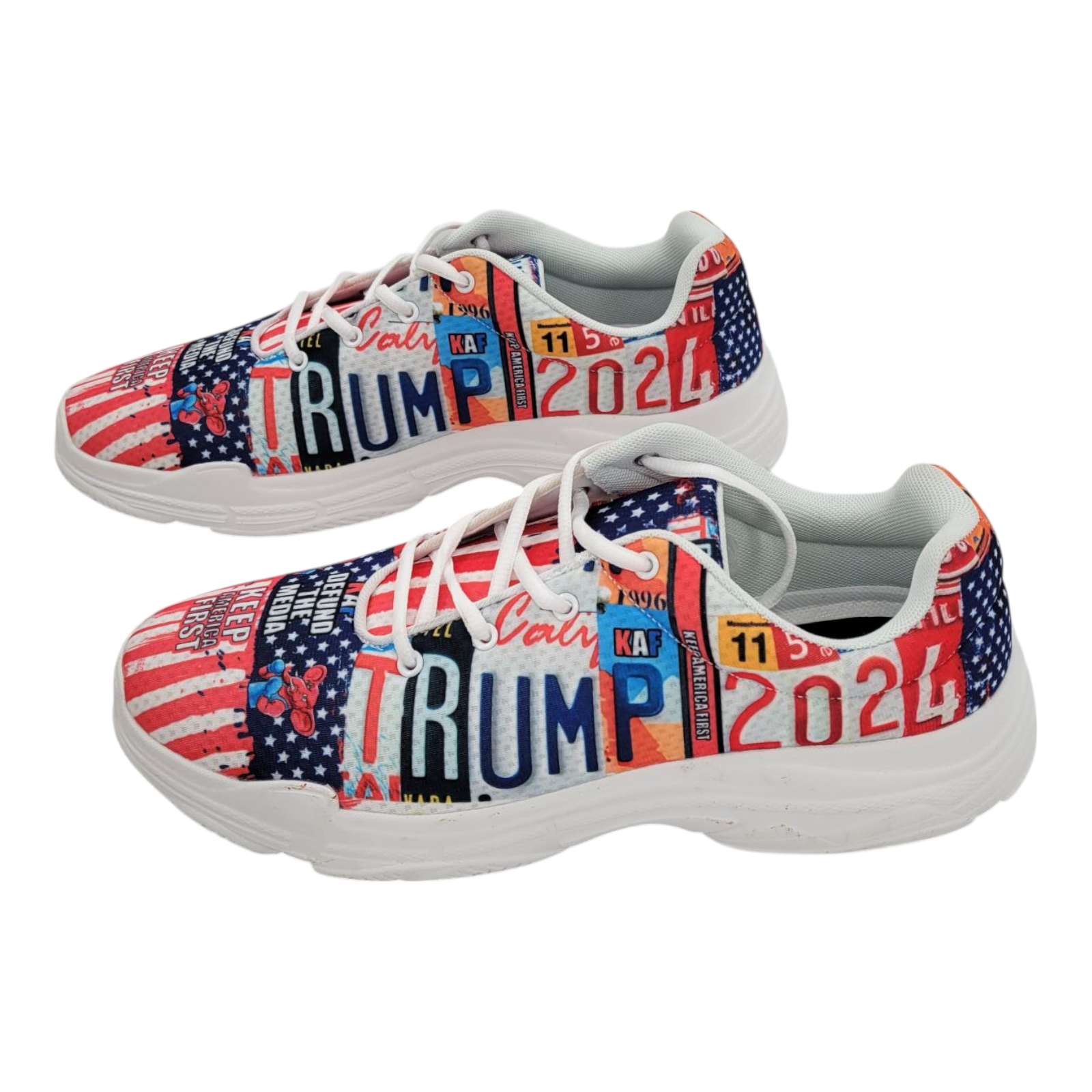 Unbranded Donald Trump 2024 Keep America First Tennis Shoes Mens Size 11.5