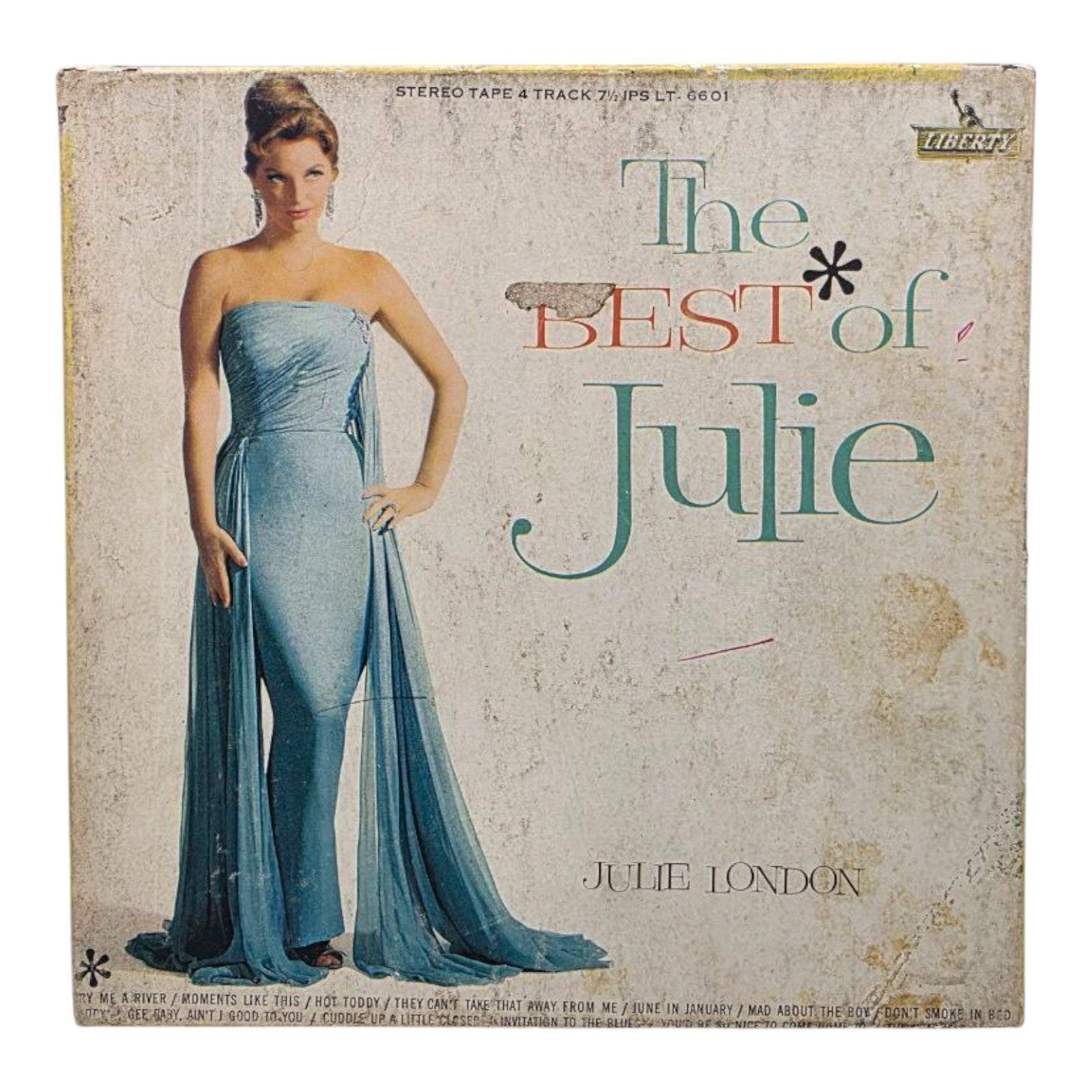 Julie London The Best of Julie Reel to Reel 4 Track Tape LT 6601 Liberty Records