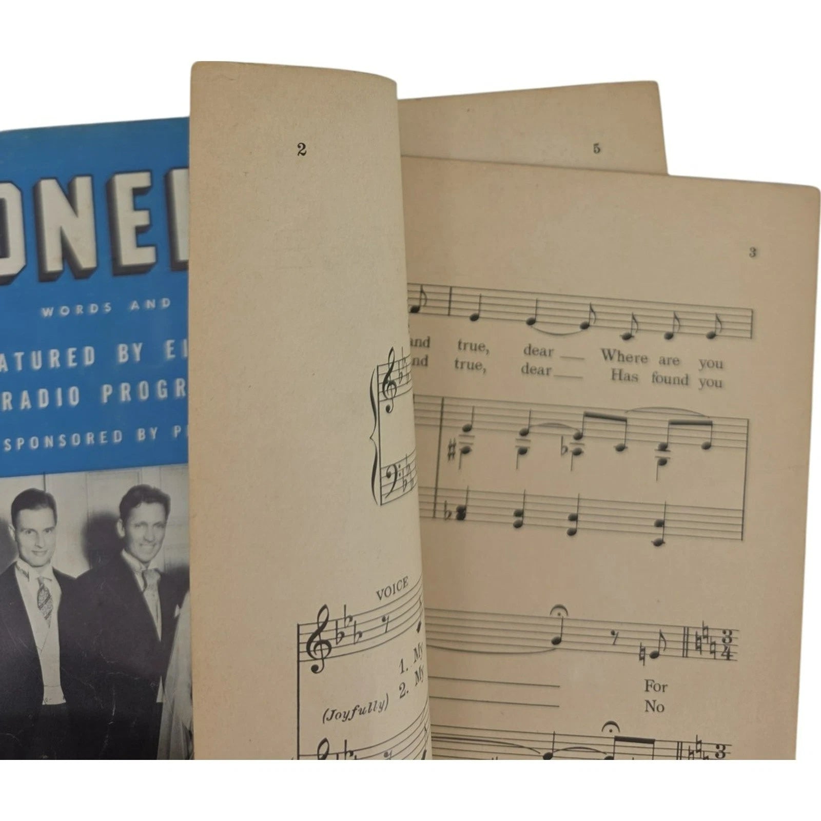 Vintage 1936 Sheet Music Lonely Heart by Ireene Wicker