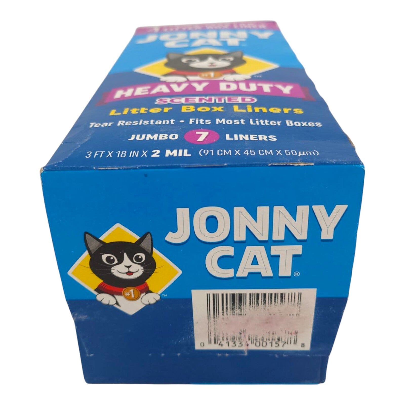 Jonny Cat Litter Box 7 Jumbo Liners Heavy Duty Tear & Leak Resistant Drawstring