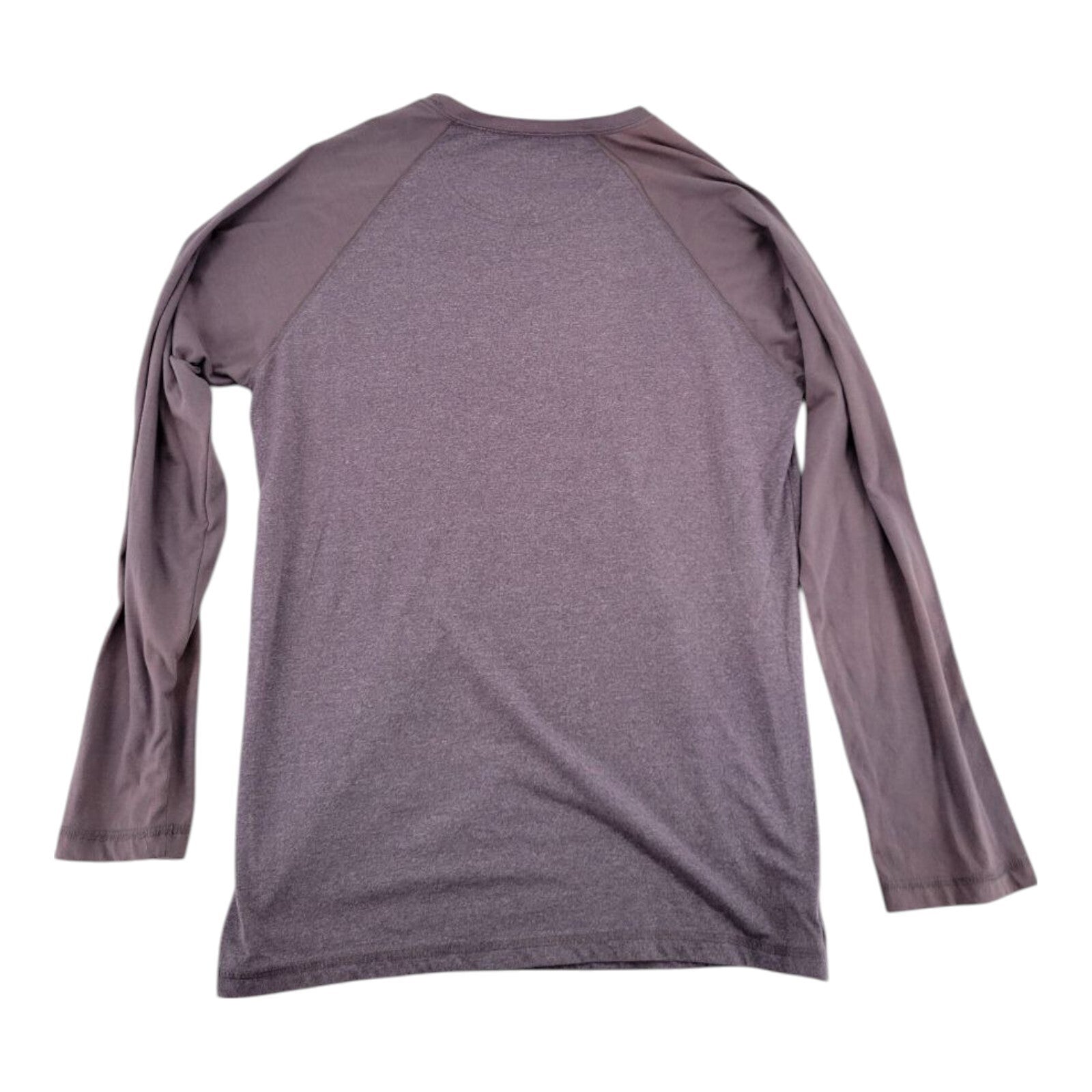 Dikotomy Premium Basics Mens Long Sleeve Pocket T-Shirt Purple Size L