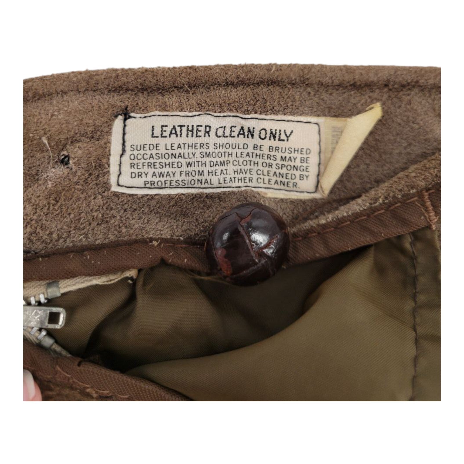 Ralph Edwards Brown Suede Fringe Jacket Western Vintage Style Size S