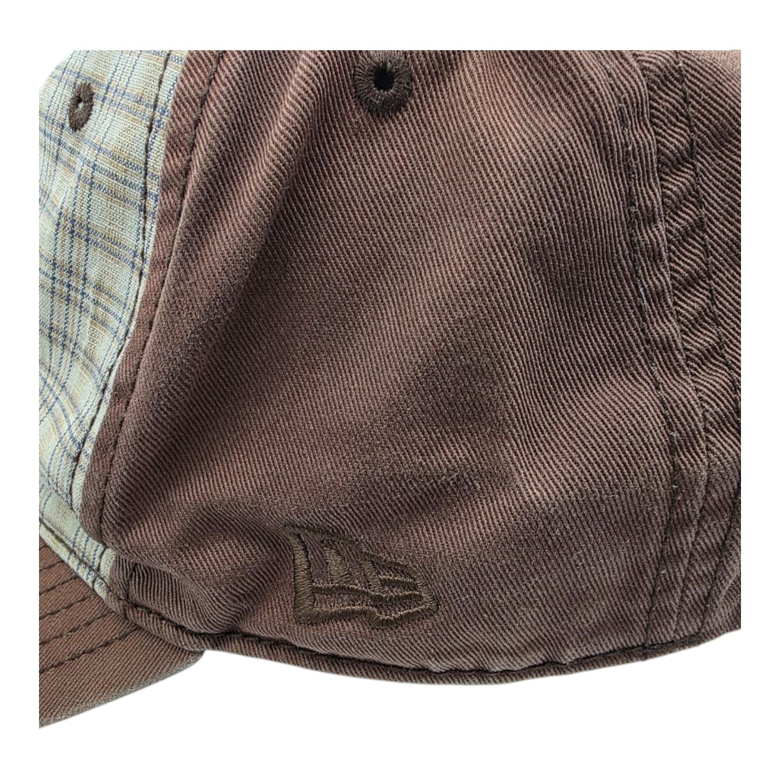 New Era MLB New York Yankees Brown Plaid Adjustable Snapback Hat One Size