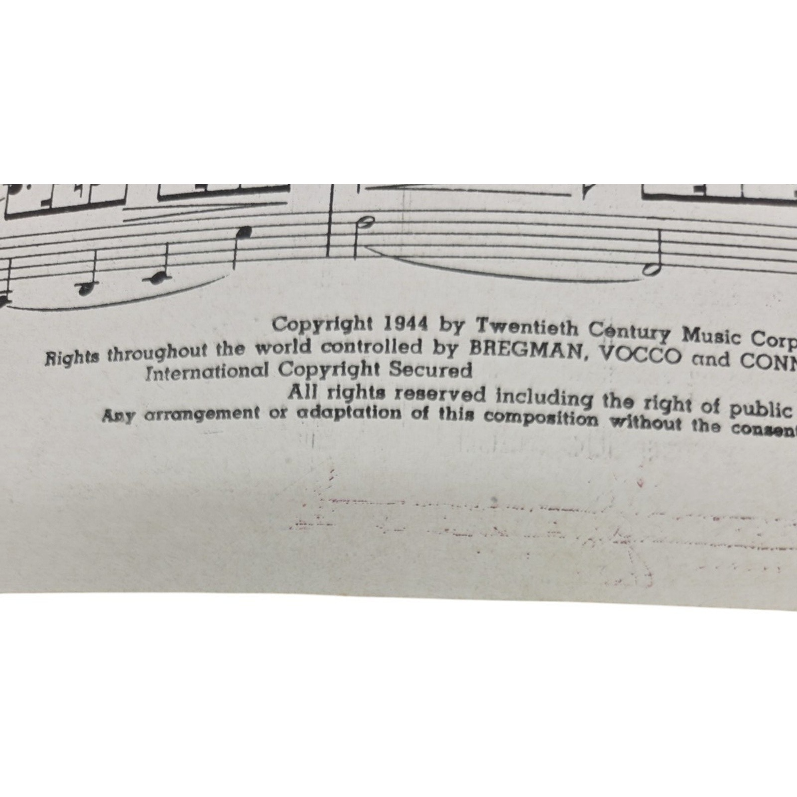 I’m Making Believe 1944 Sheet Music from Sweet and Low-Down feat Benny Goodman