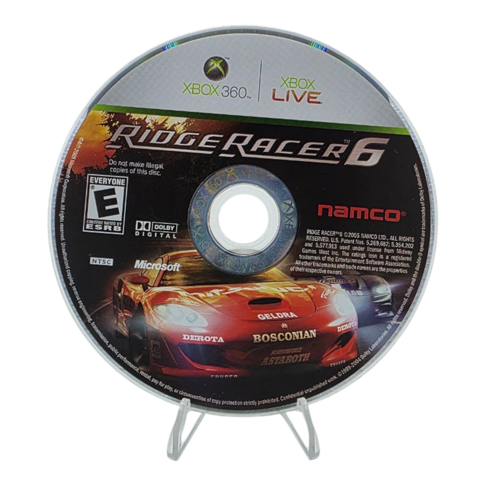 Ridge Racer 6 Xbox 360 Complete with Manual Tested 2005