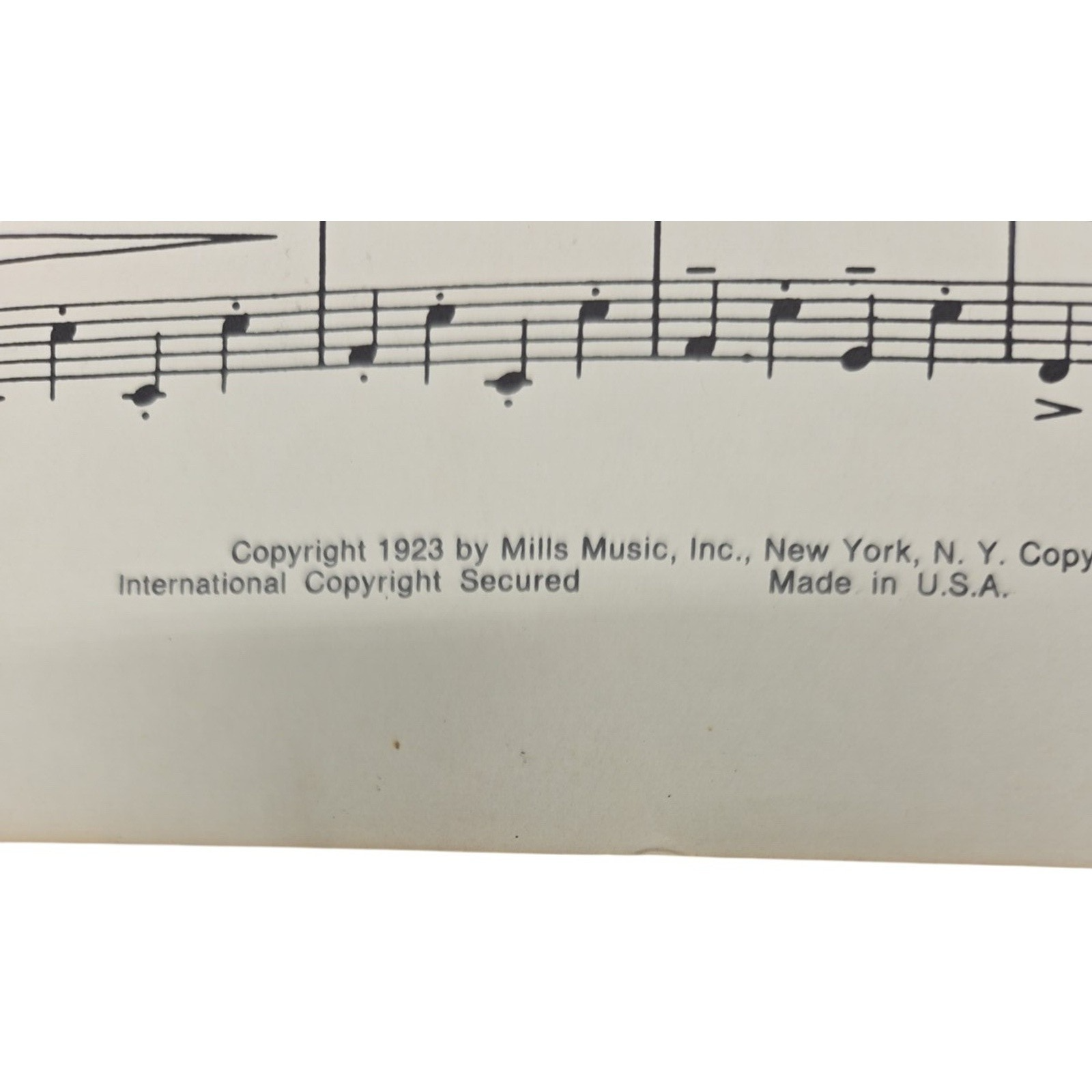 Dizzy Fingers 1923 Vintage Sheet Music Piano Solo by Zez Confrey Mills Music