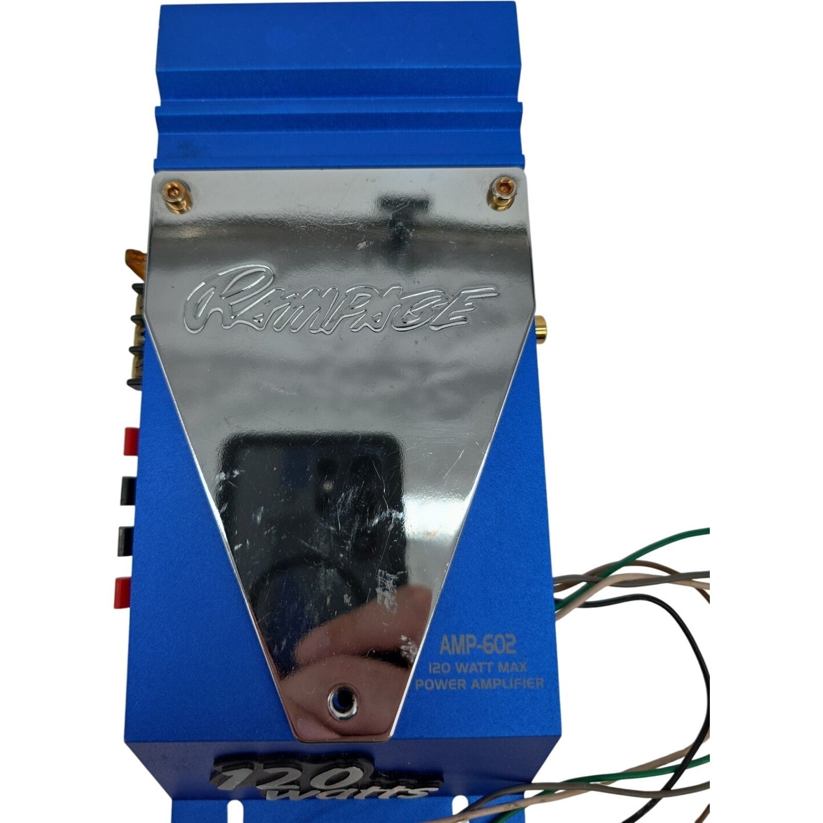 Rampage by Audiovox AMP-602 120W 2-Channel Car Power Amplifier Made in Korea