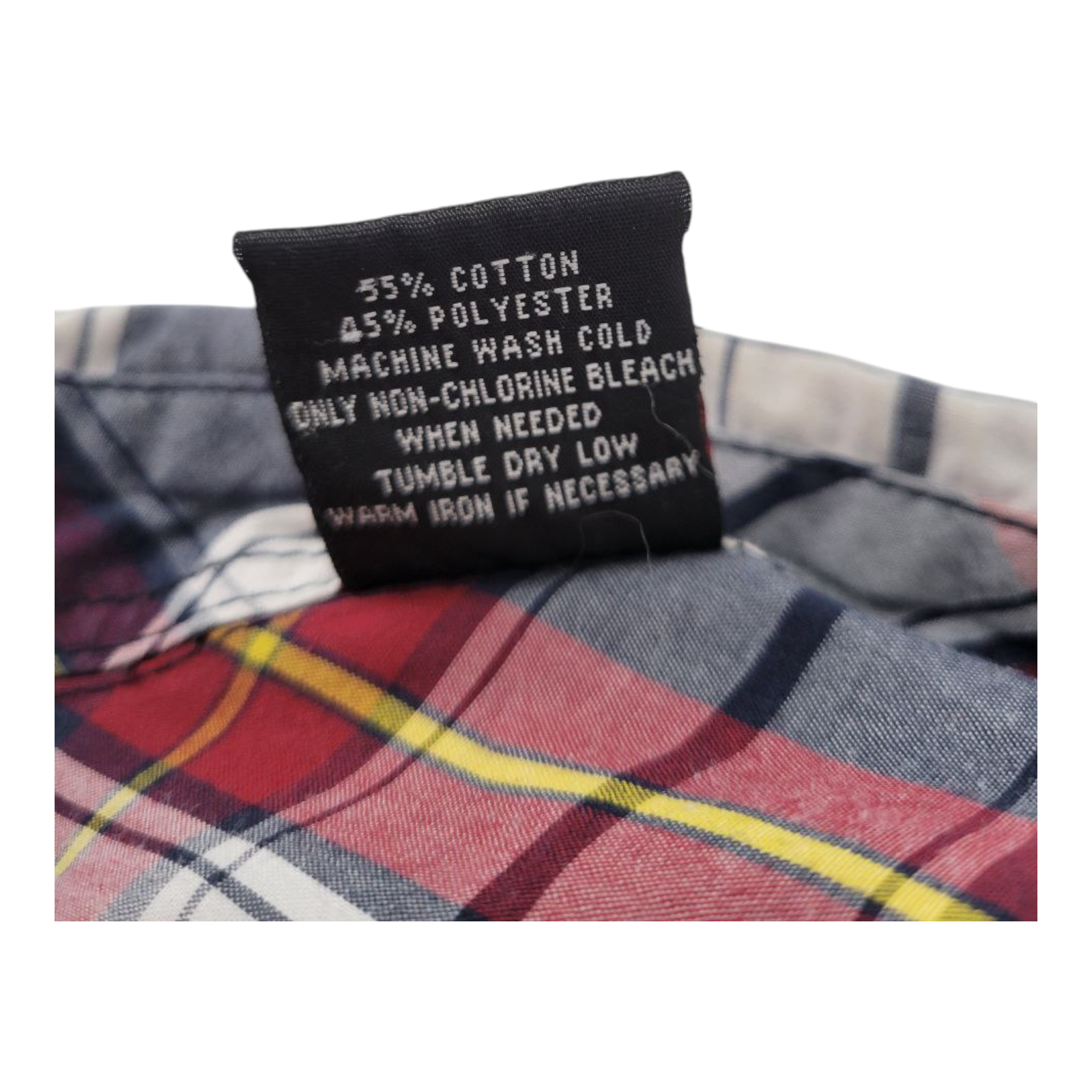 Southpole Mens Long Sleeve Plaid Shirt Red Blue Plaid Button Up Size XL