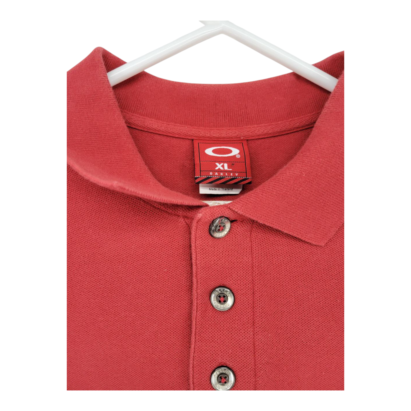Oakley Red Polo Shirt Short Sleeve Mens Size XL