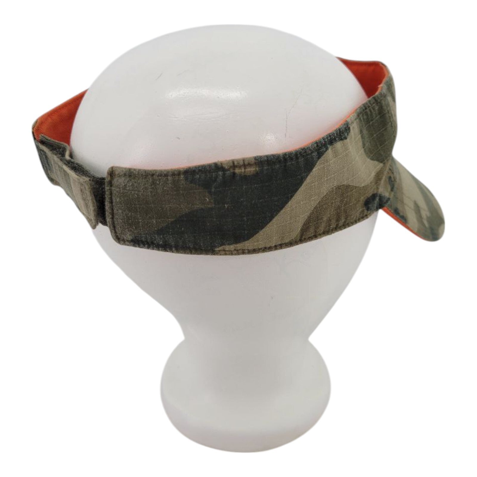 GAP Kids Camo Visor Green Orange Embroidered G Adjustable Hat L/XL