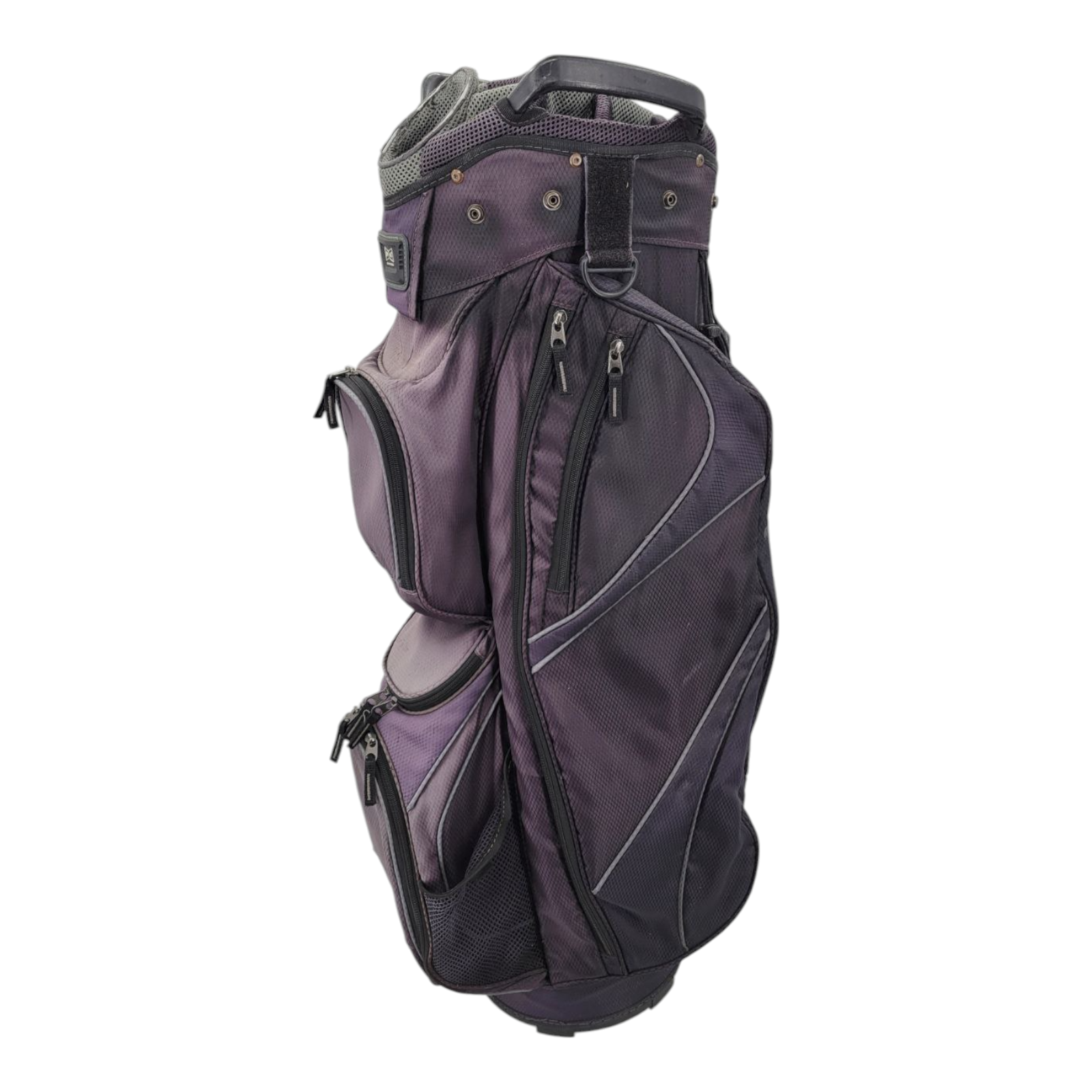 Datrek DG Lite II 15-Way Top Divider Golf Cart Bag With Strap Purple Black