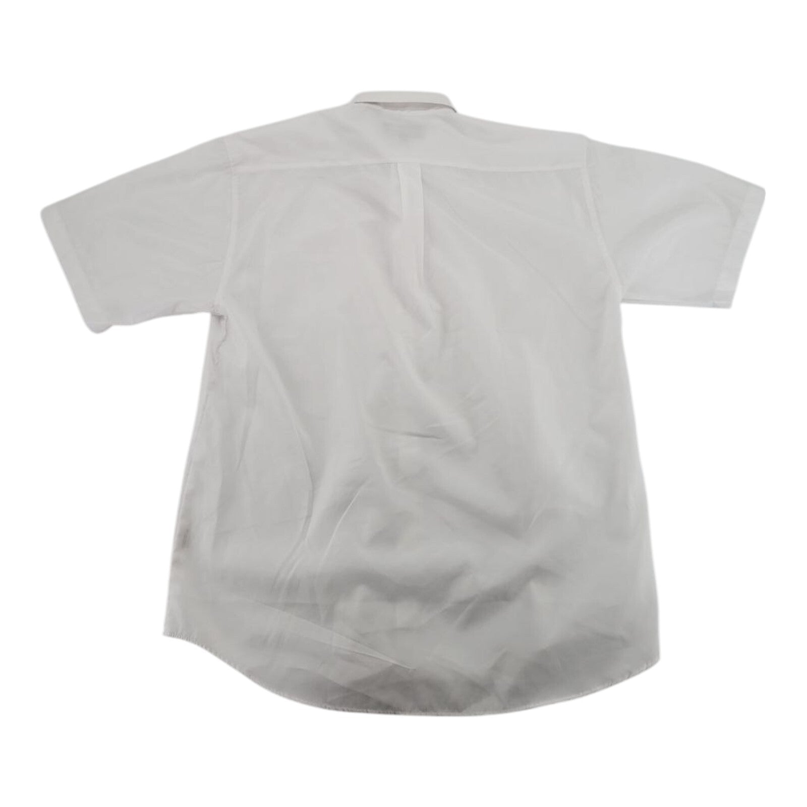 N. Romanov White Dress Shirt Short Sleeve Button Up Size 16.5