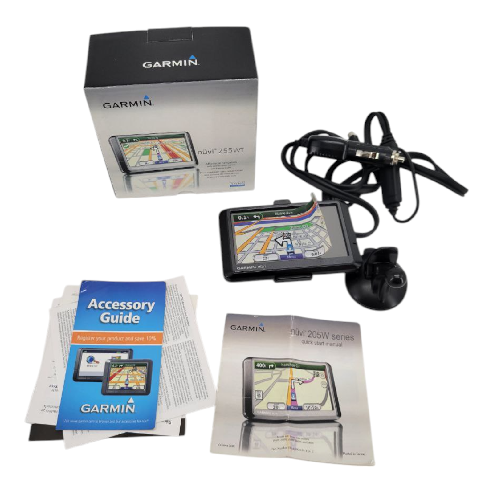 Garmin Nuvi 255WT 4.3" Widescreen Portable GPS Navigator with Traffic