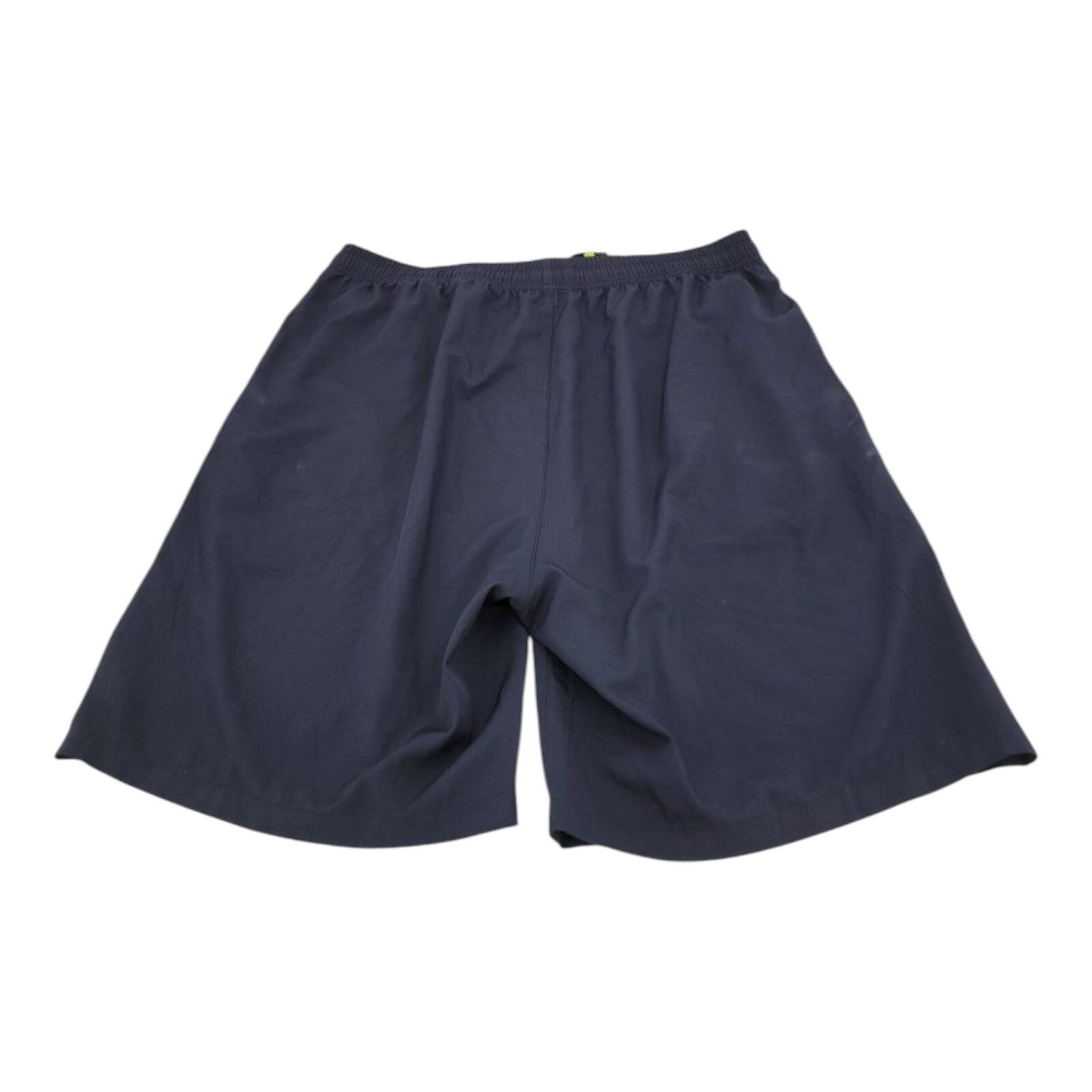 Blue Athletic Shorts Black With Zippered Pockets Drawstring Mens Size 2XL