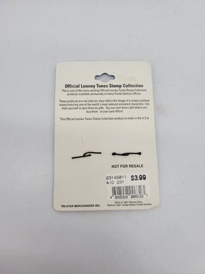 1997 Looney Tunes USPS Stamp Collection Enamel Bookmarks