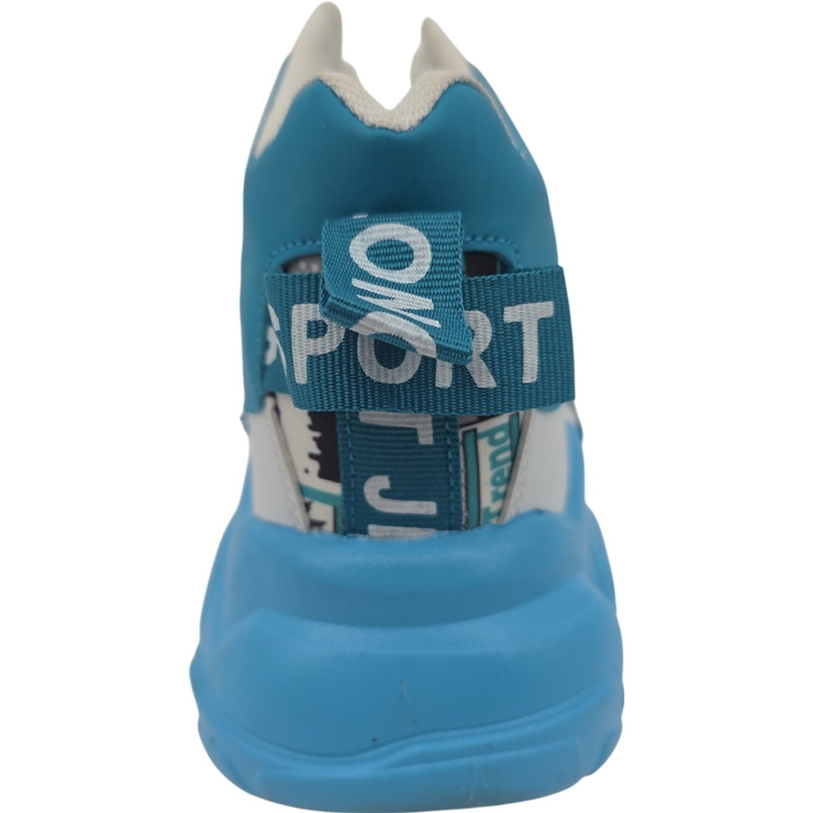 Fashion Casual High Top White Blue High Top Chunky Sneakers Size 39 Sport Shoes