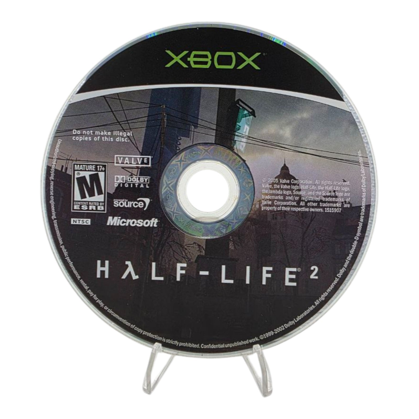 Half-Life 2 Microsoft Xbox 2005 Shooter Video Game Tested No Manual