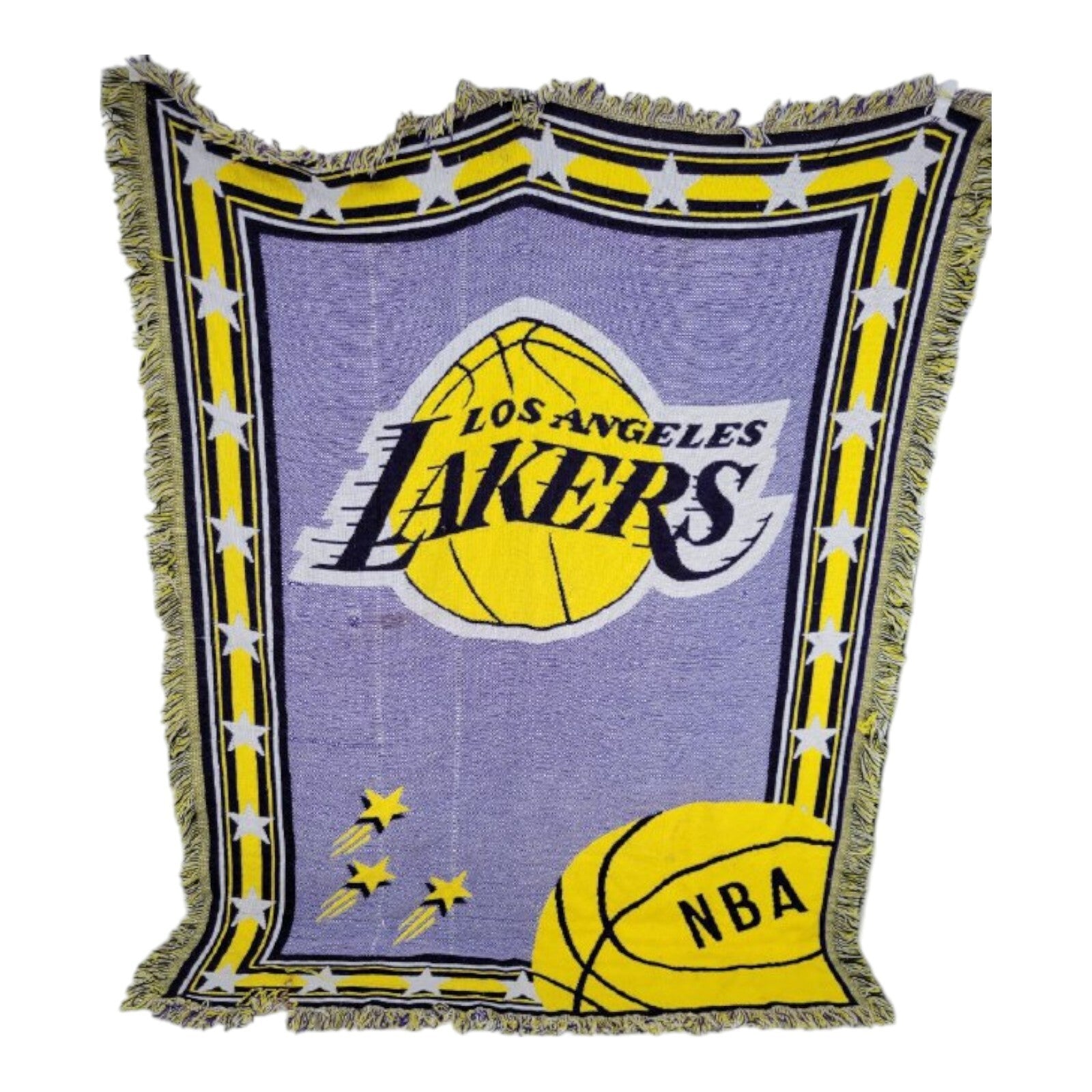 The Northwest Company Los Angeles Lakers NBA Throw Blanket 56x44 Vintage