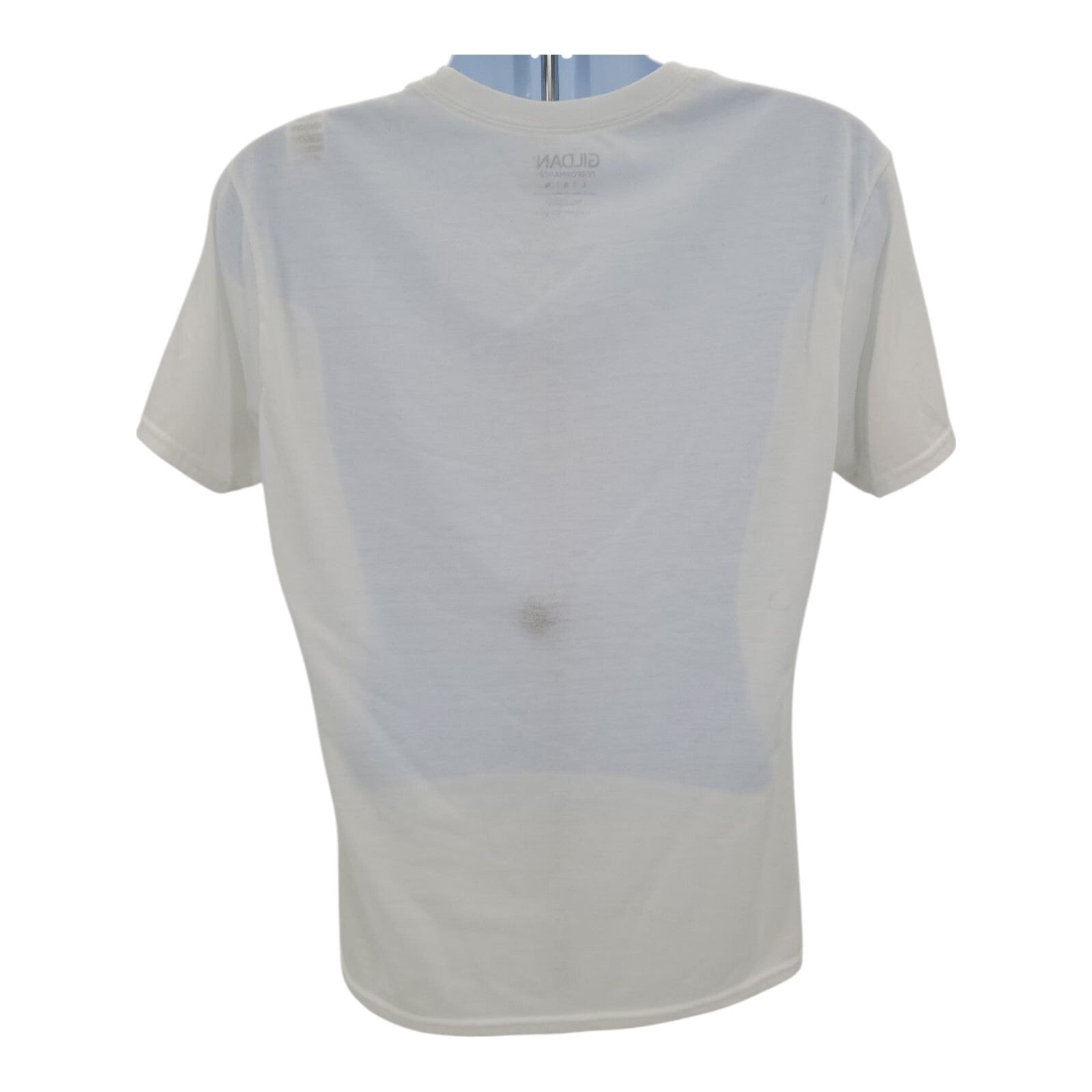 Gildan USTA National Campus White Moisture Wicking Tennis Tee Ladies L