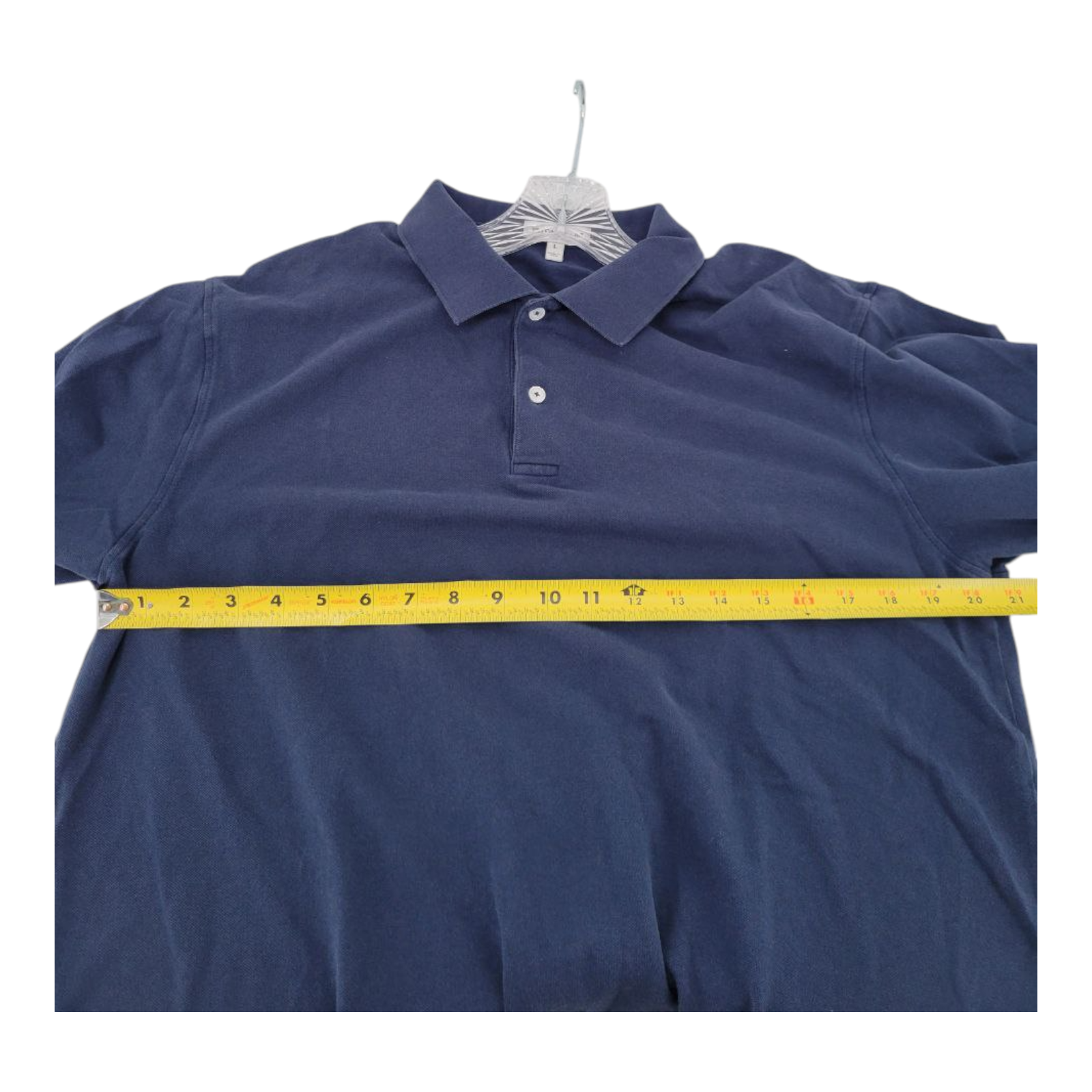 Peter Millar Navy Blue Cotton Polo Shirt Size L