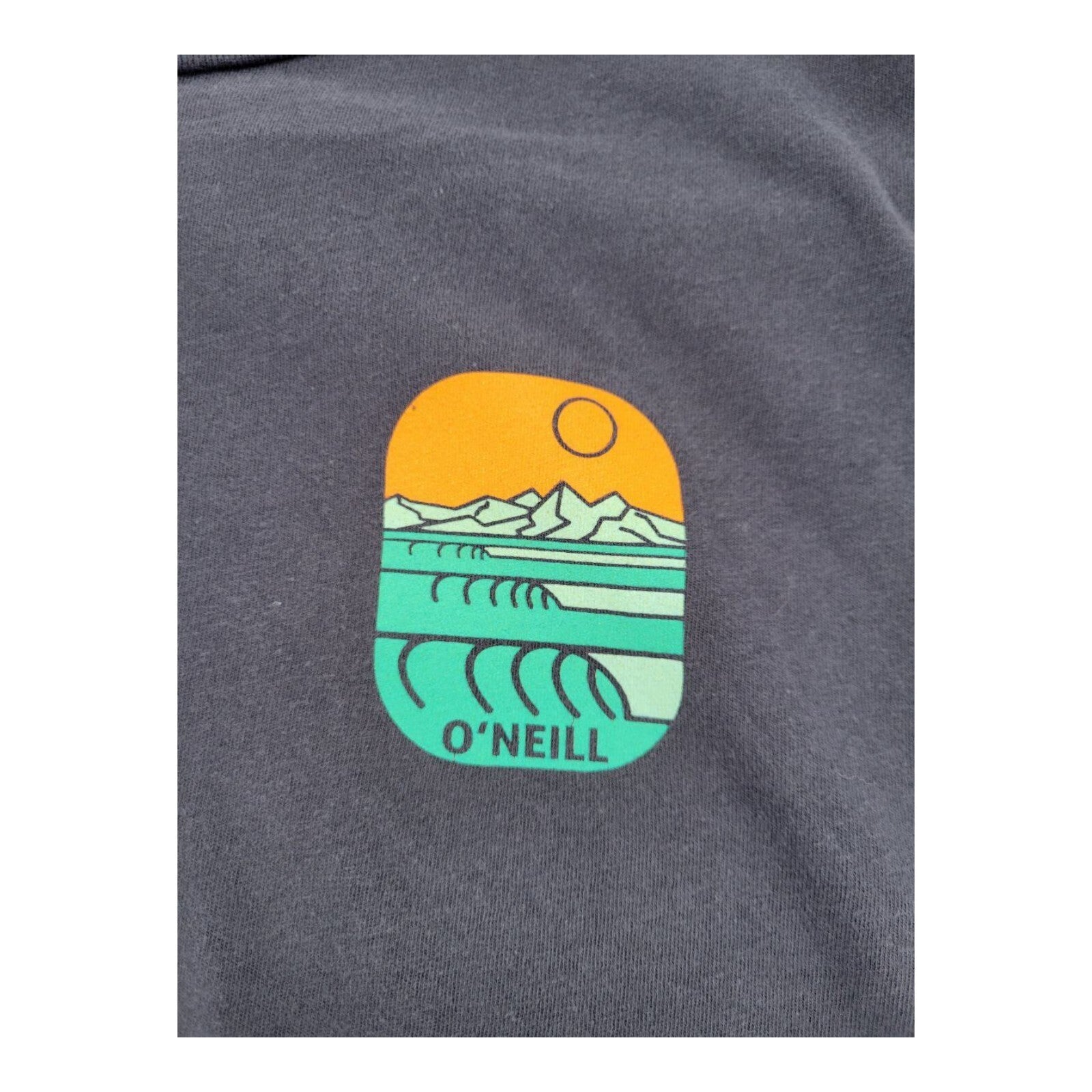 O'Neill Standard Fit Navy Blue Graphic Surf T-Shirt Mens Size Medium