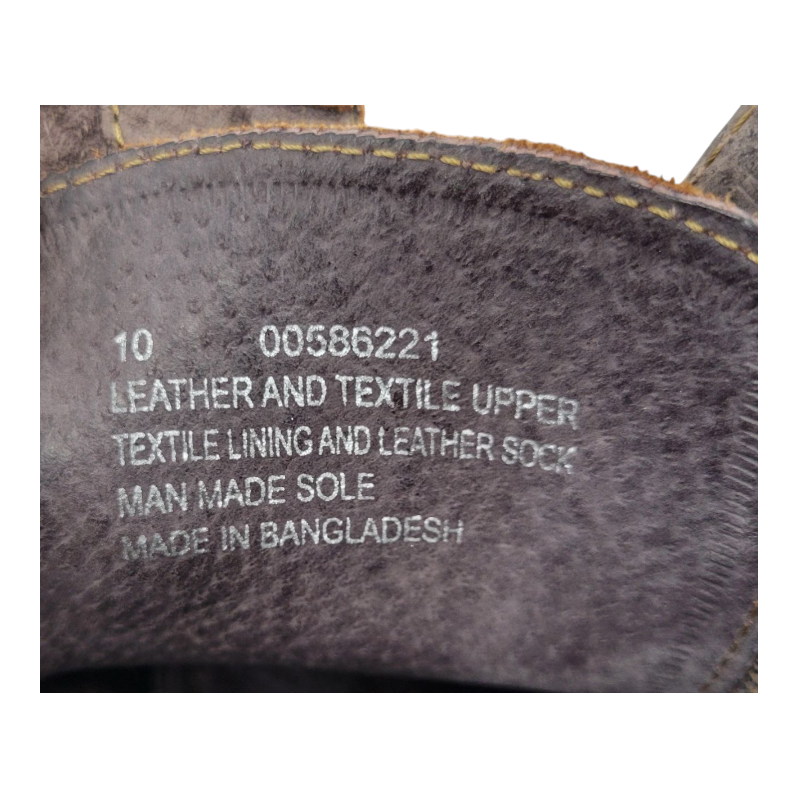 Venturini For Men Brown Leather Lace Up Boots Side Zip Size 10