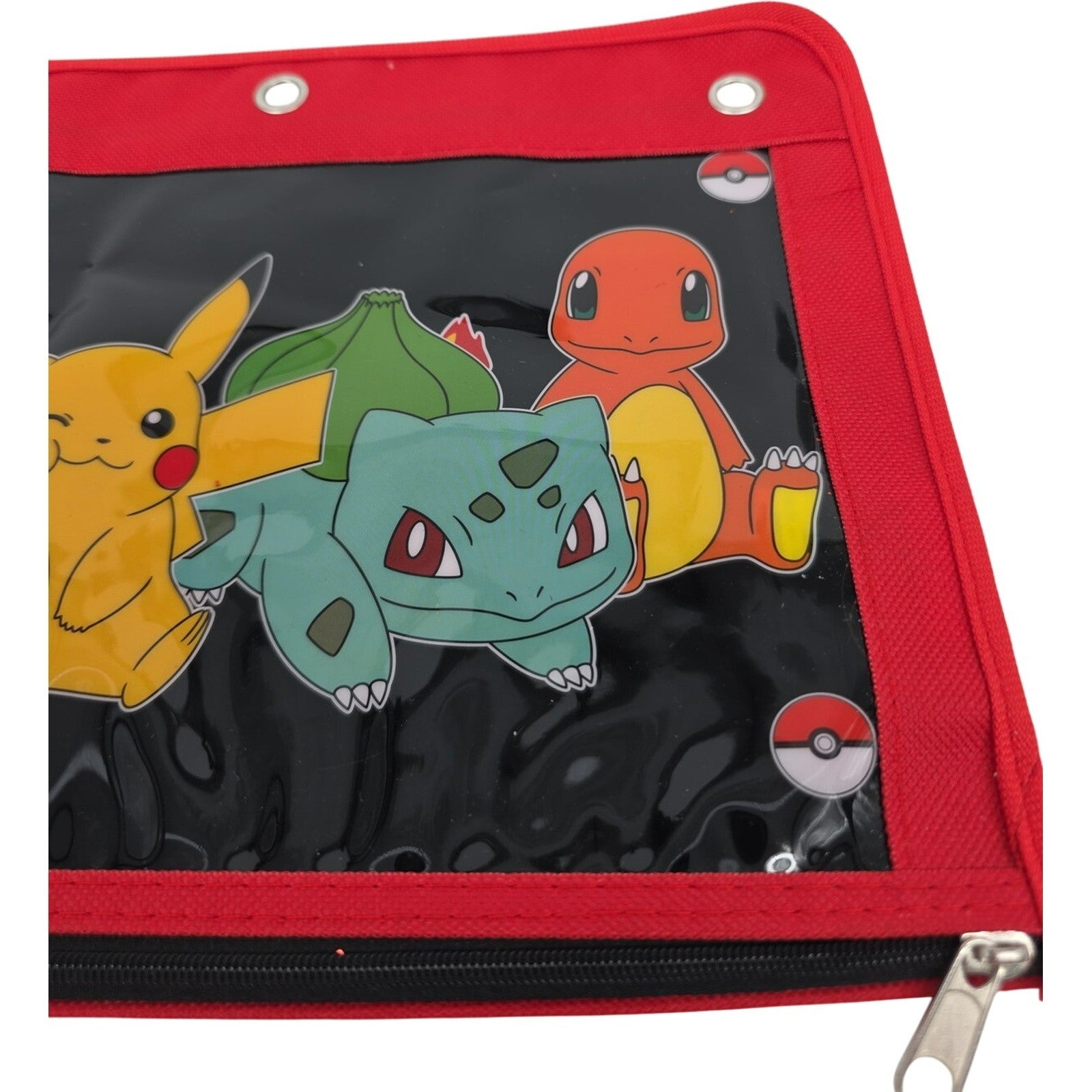 Official Pokemon three ring binder pencil holder