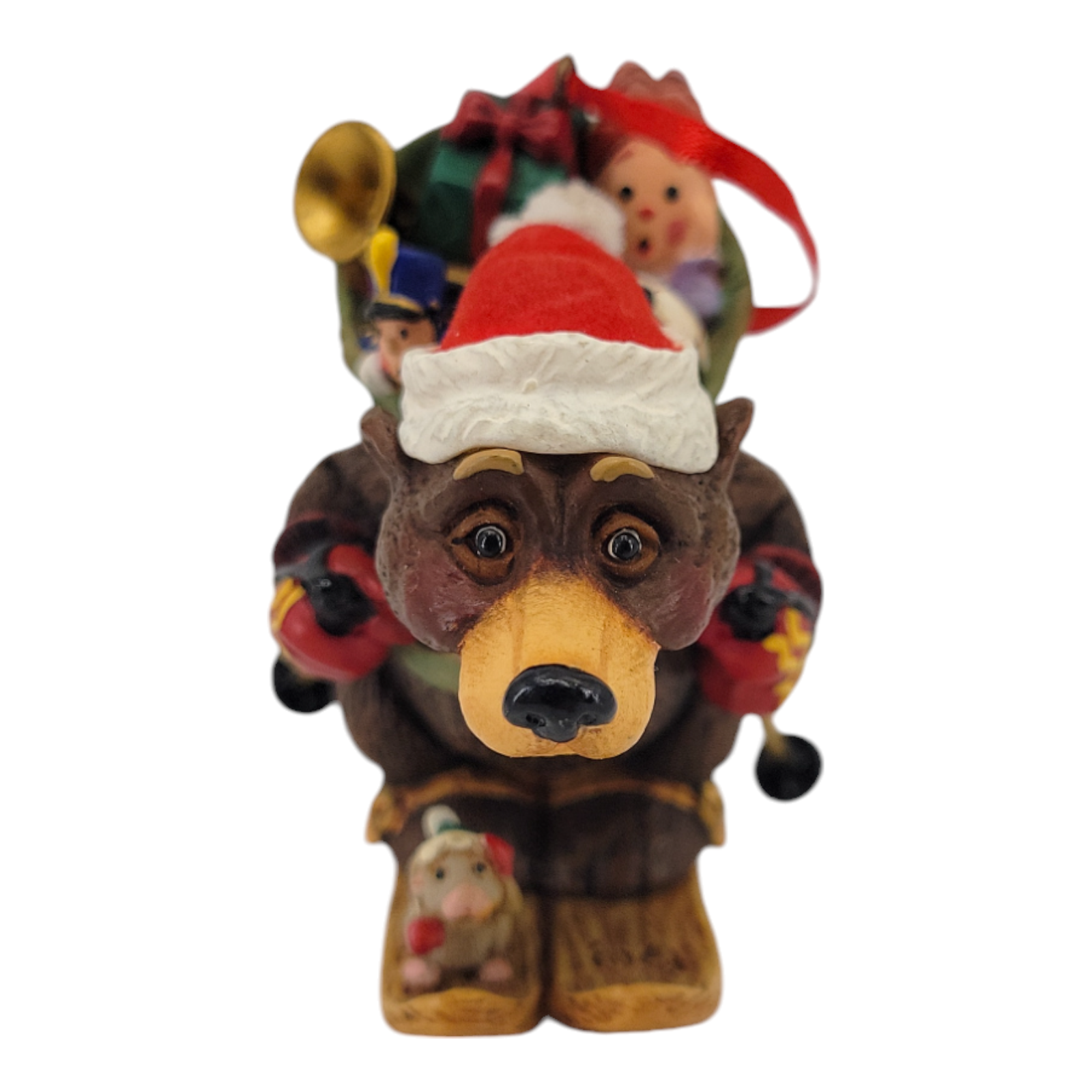 2004 Hallmark Ornament Downhill Delivery Nick and Christopher 1st in Series Bear